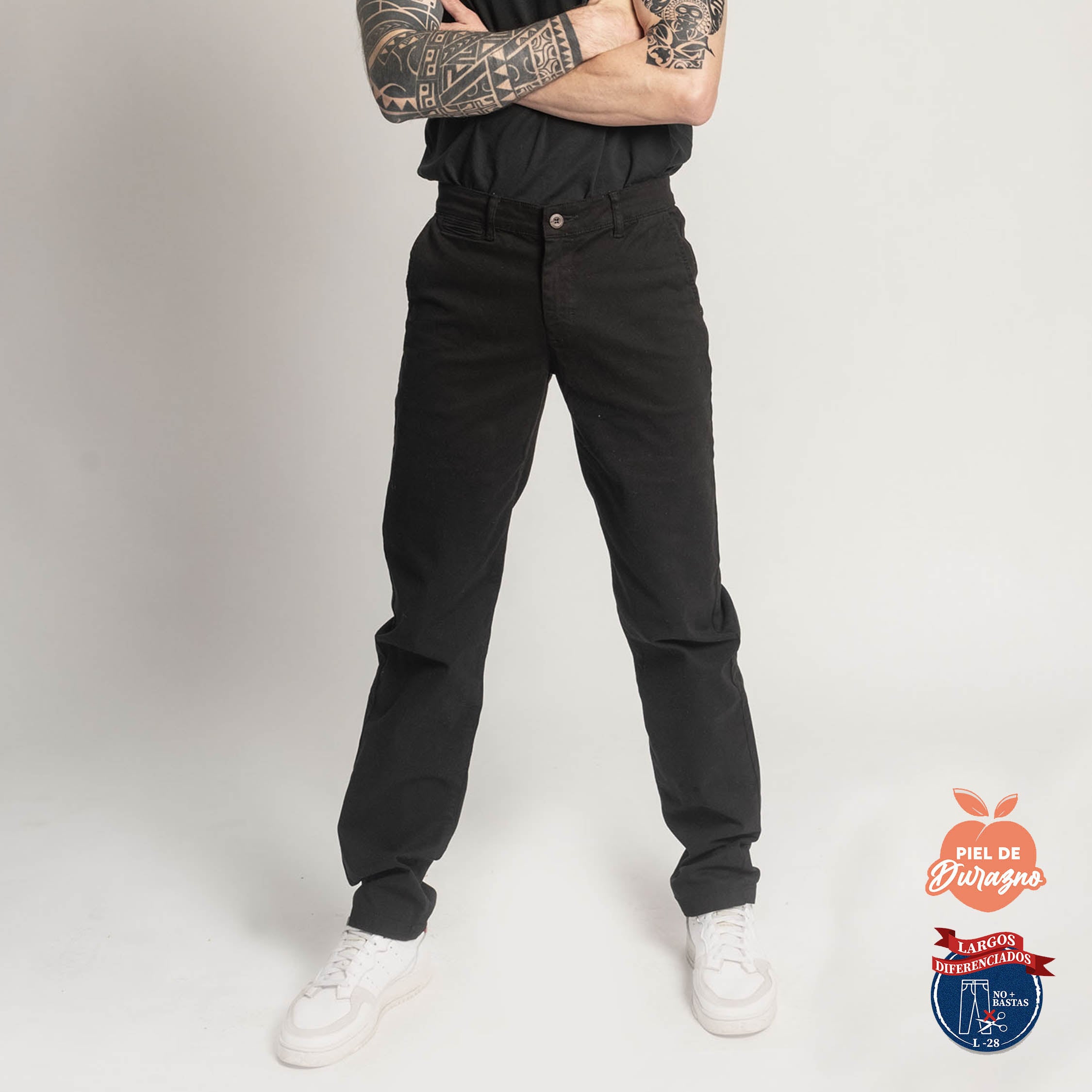 PANTALÓN CASUAL SLIM HOMBRE COTTONS JEANS FRED L28 PETITE - 1