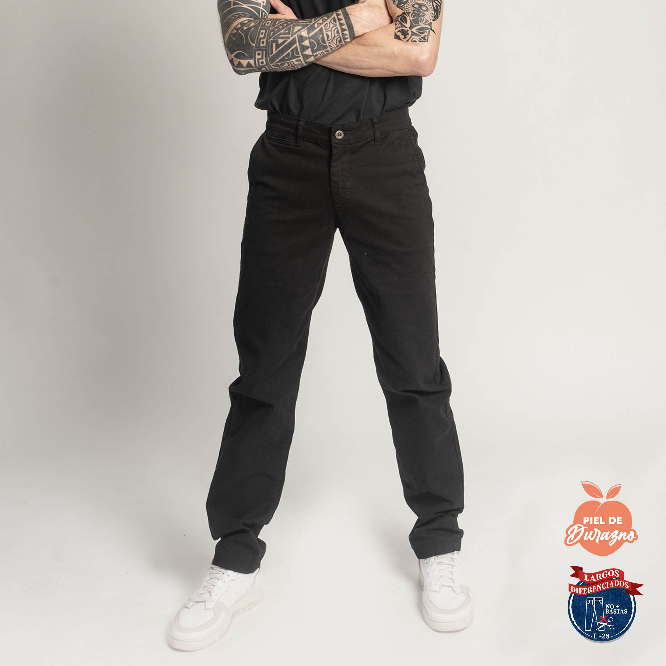 PANTALÓN CASUAL SLIM HOMBRE COTTONS JEANS FRED L28 PETITE - 1