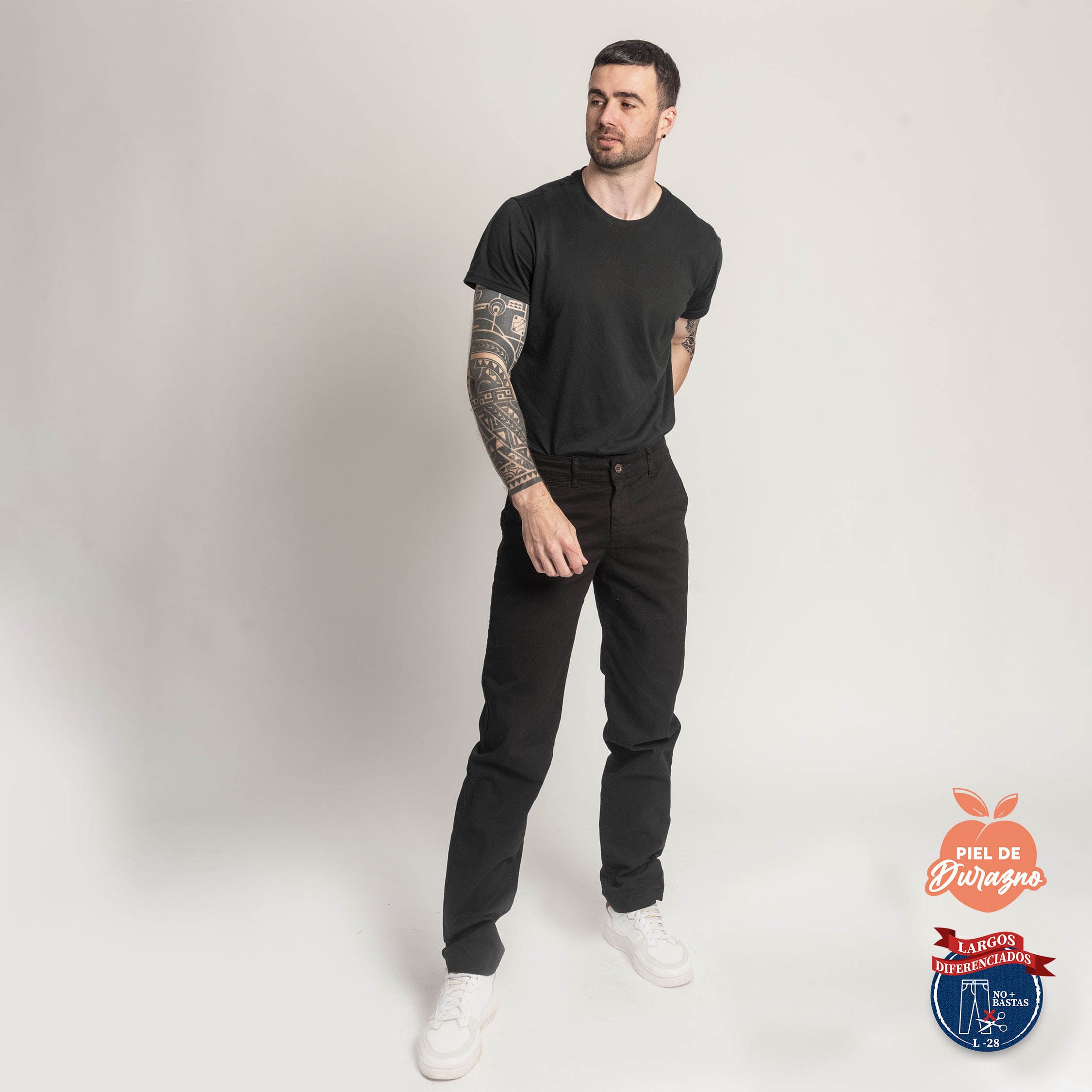 PANTALÓN CASUAL SLIM HOMBRE COTTONS JEANS FRED L28 PETITE - 2