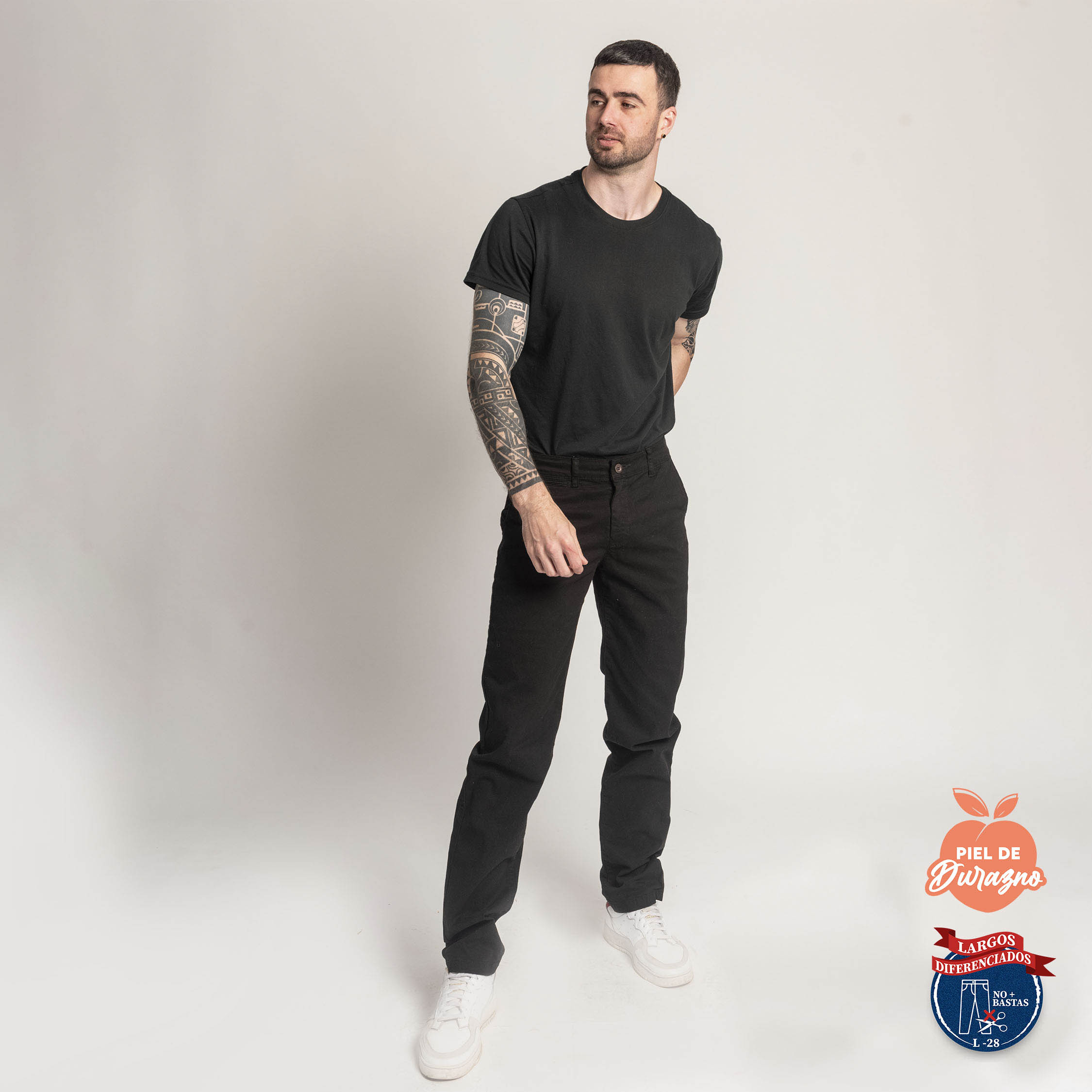 PANTALÓN CASUAL SLIM HOMBRE COTTONS JEANS FRED L28 PETITE - 2