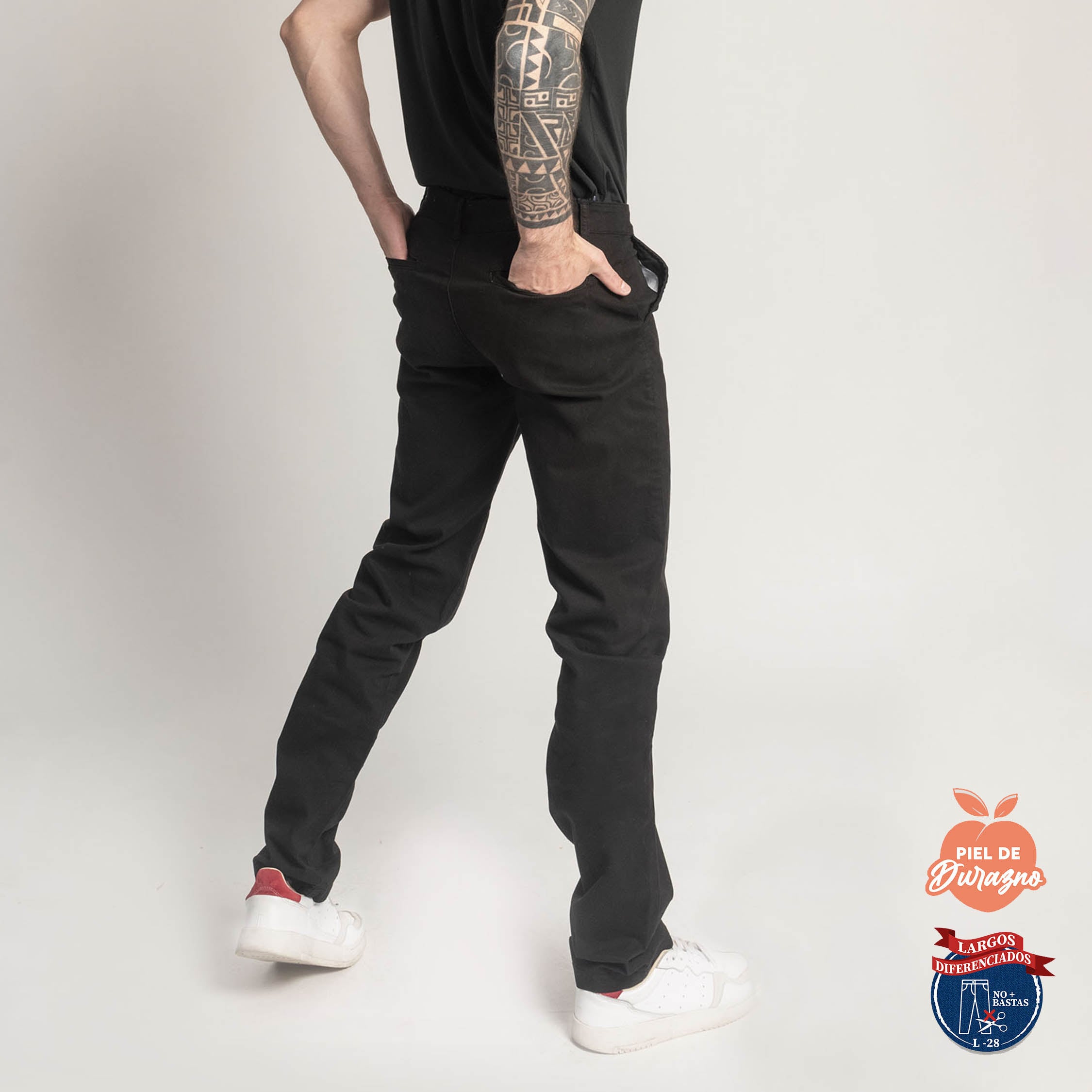 PANTALÓN CASUAL SLIM HOMBRE COTTONS JEANS FRED L28 PETITE - 4