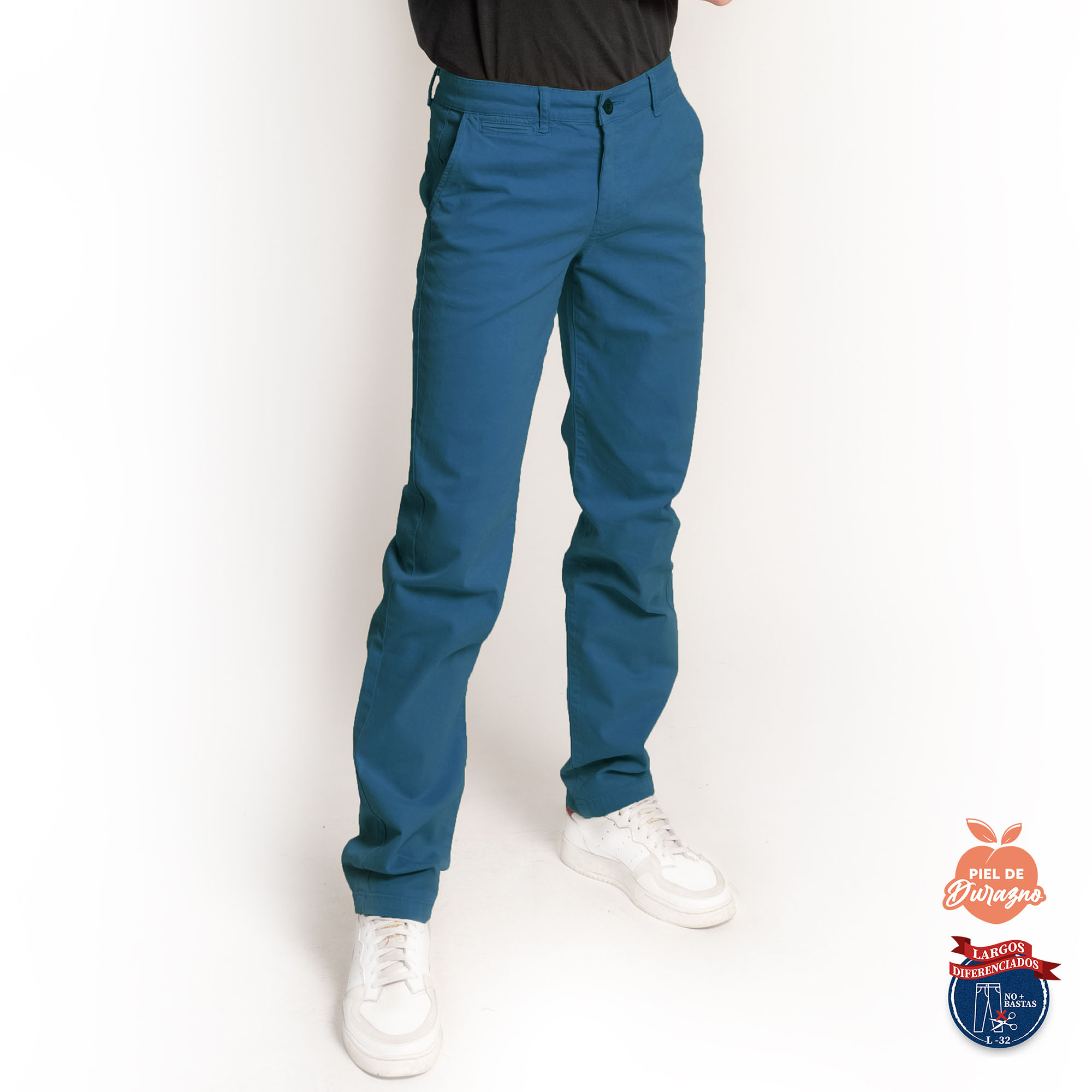 PANTALÓN CASUAL SLIM HOMBRE COTTONS JEANS FRED L32 TALL - 1
