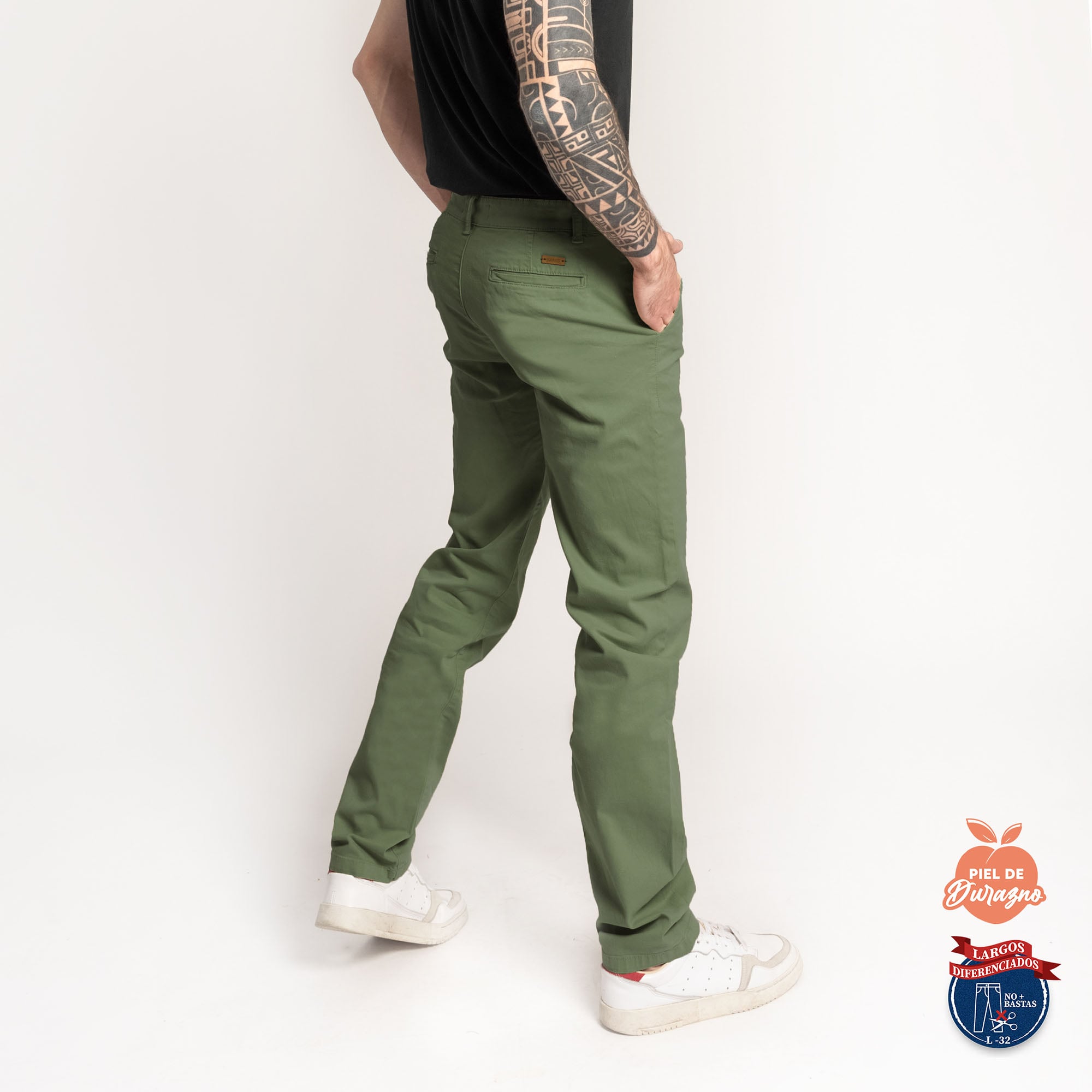 PANTALÓN CASUAL SLIM HOMBRE COTTONS JEANS FRED L32 TALL - 4