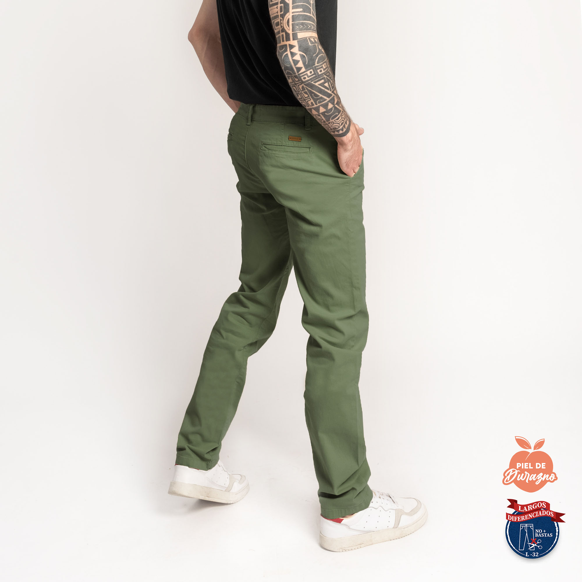 PANTALÓN CASUAL SLIM HOMBRE COTTONS JEANS FRED L32 TALL - 4