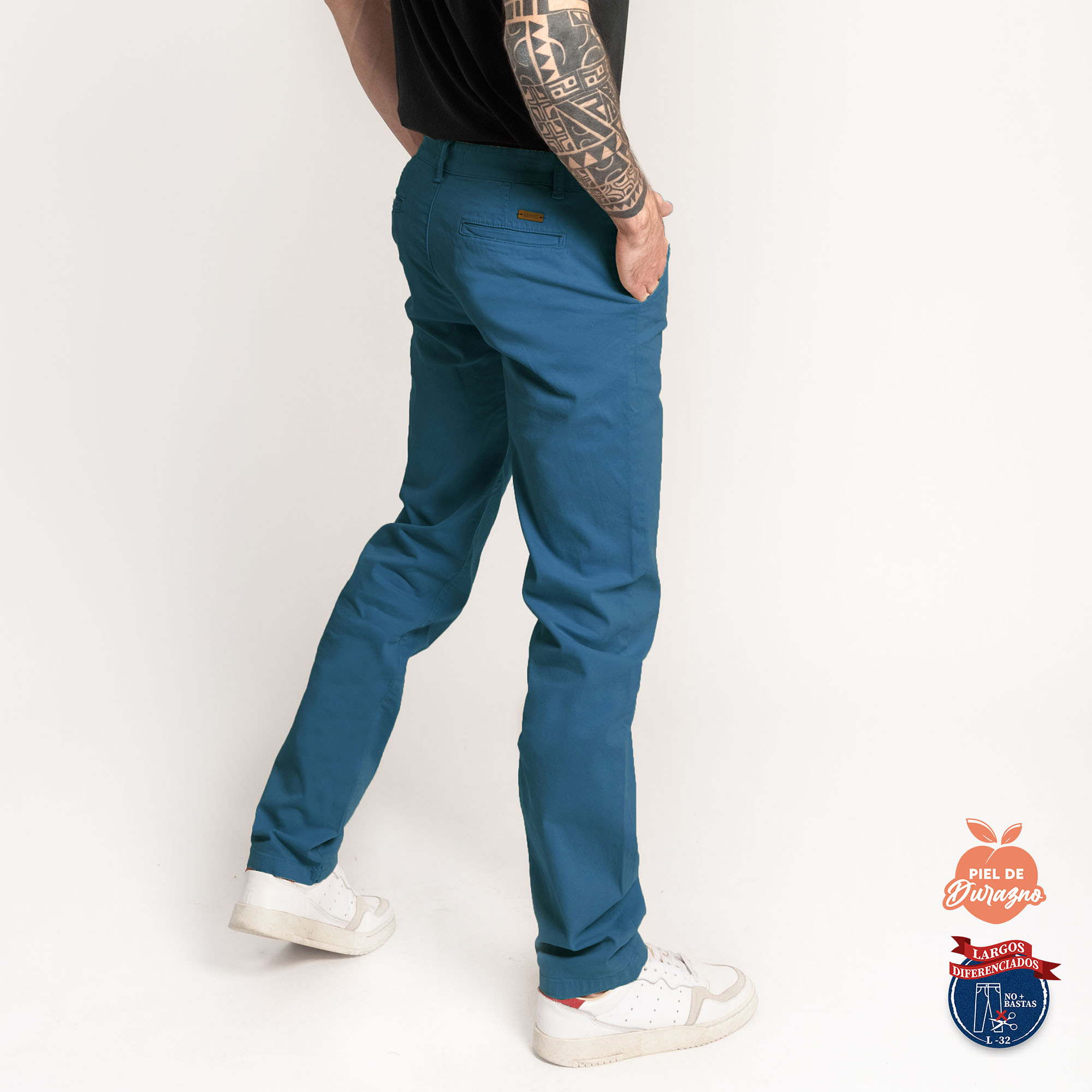 PANTALÓN CASUAL SLIM HOMBRE COTTONS JEANS FRED L32 TALL - 4