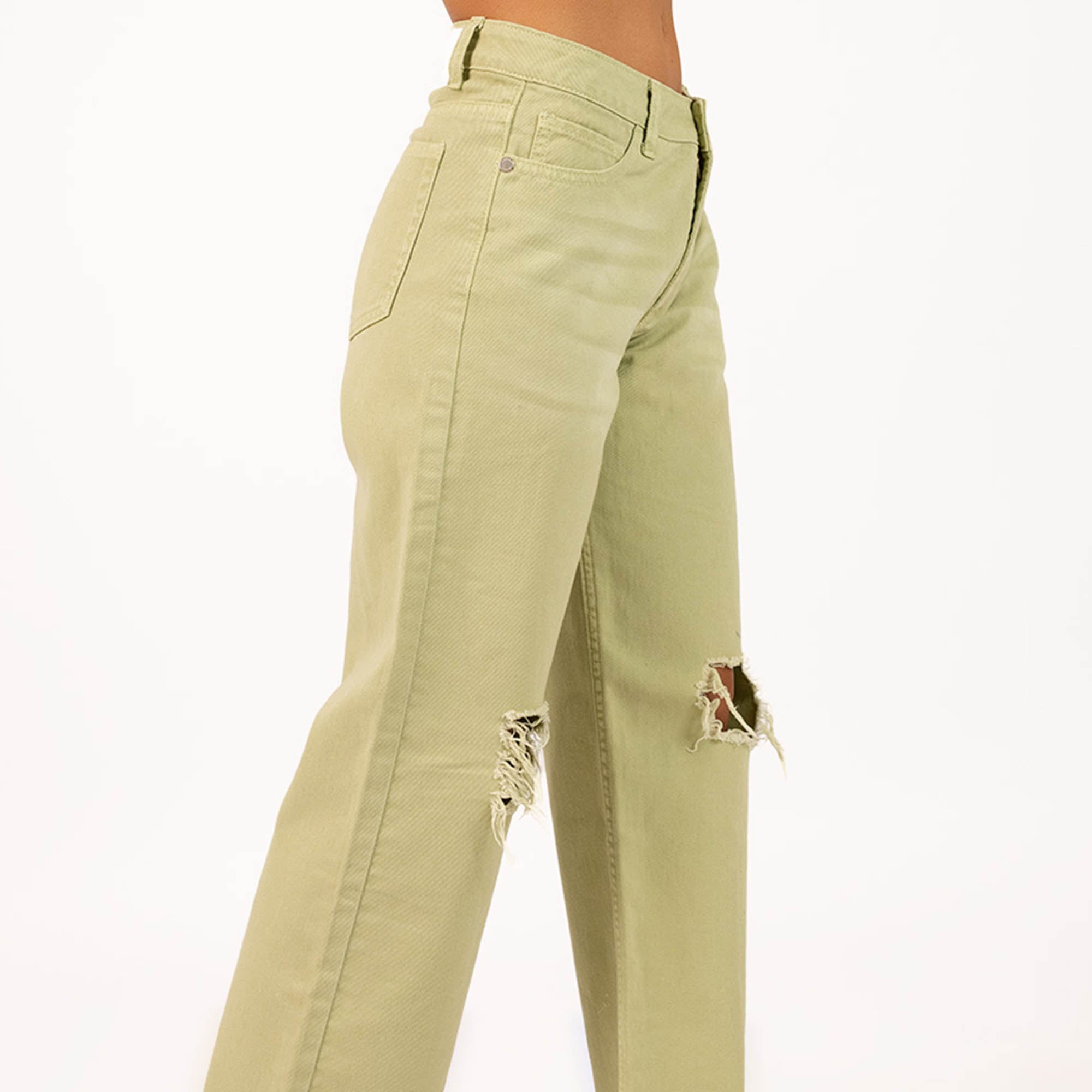 PANTALÓN URBANO PALAZZO MUJER COTTONS JEANS ISABELA CAMPANA - 3