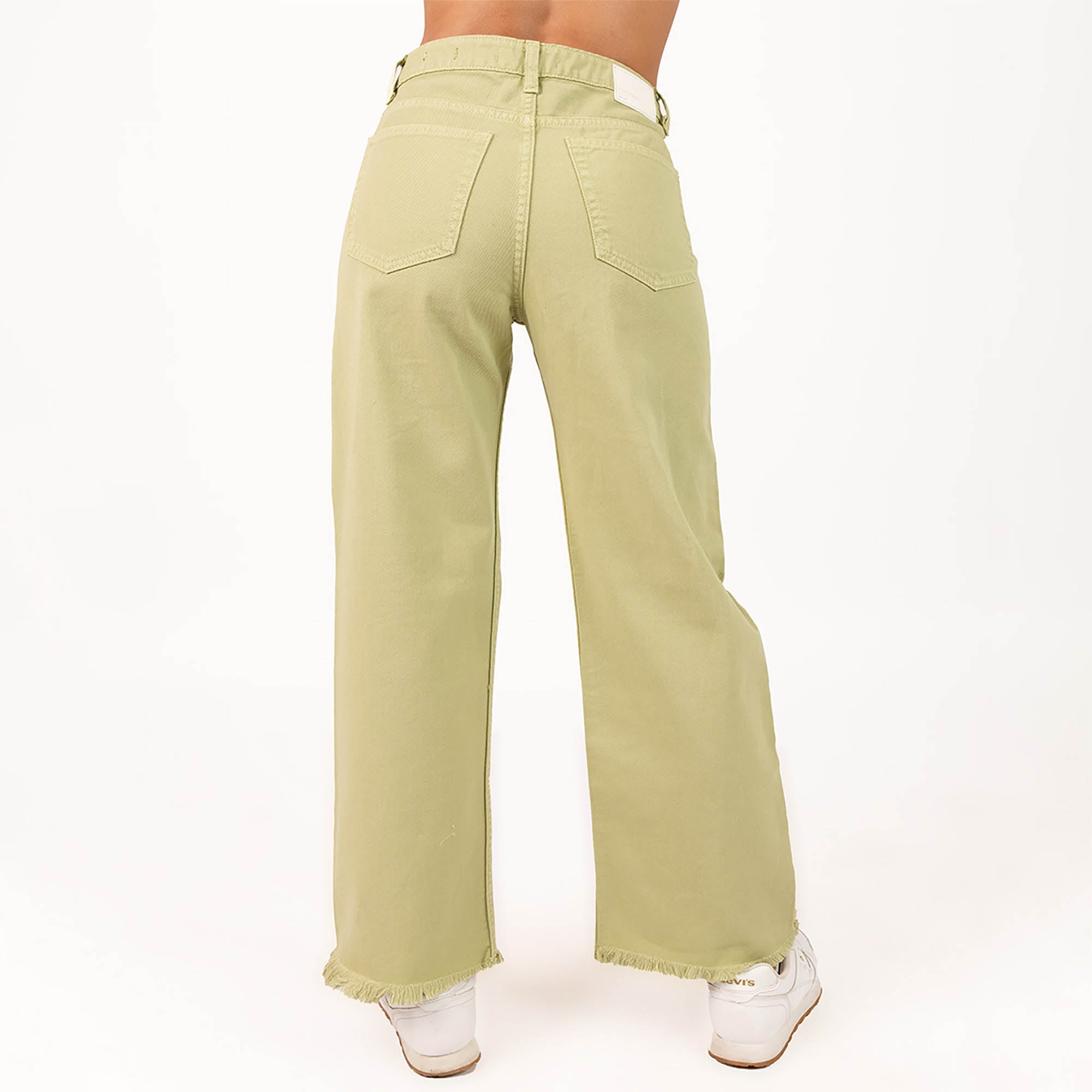 PANTALÓN URBANO PALAZZO MUJER COTTONS JEANS ISABELA CAMPANA - 4