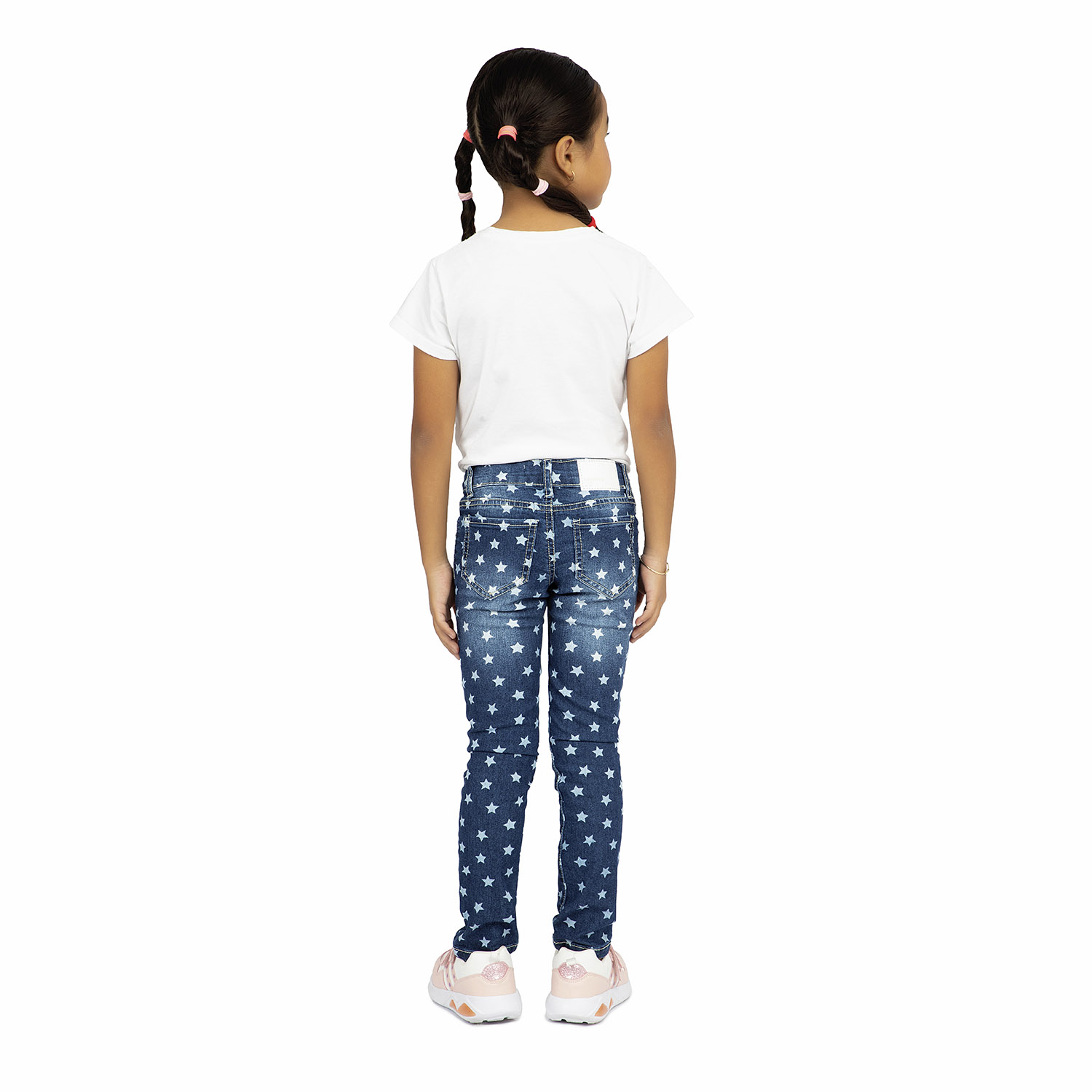 JEANS SLIM NIÑA COTTONS JEANS AZUL ESTRELLA - 3