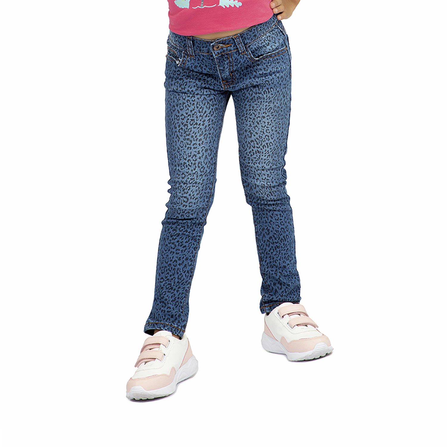 JEANS SLIM NIÑA COTTONS JEANS AZUL MOLY - 1