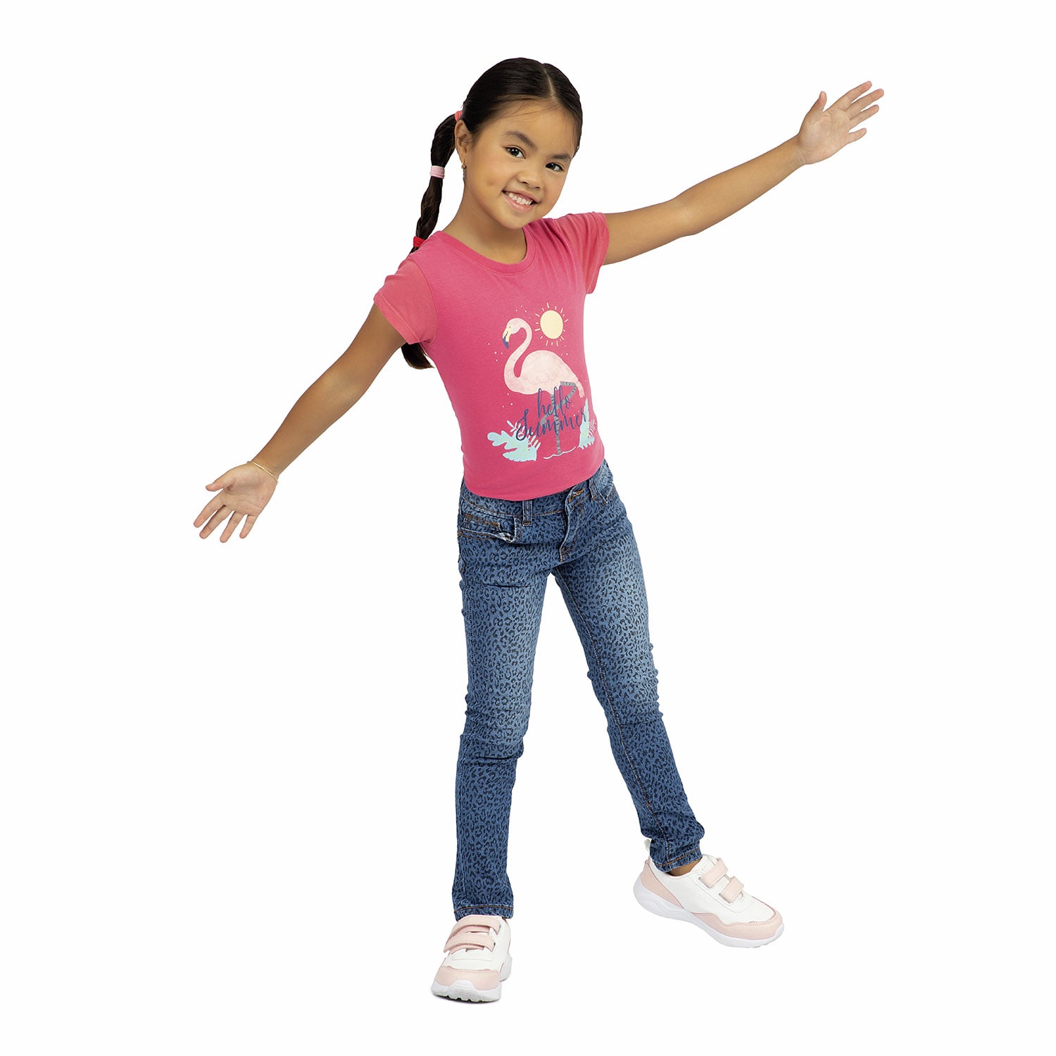 JEANS SLIM NIÑA COTTONS JEANS AZUL MOLY - 2