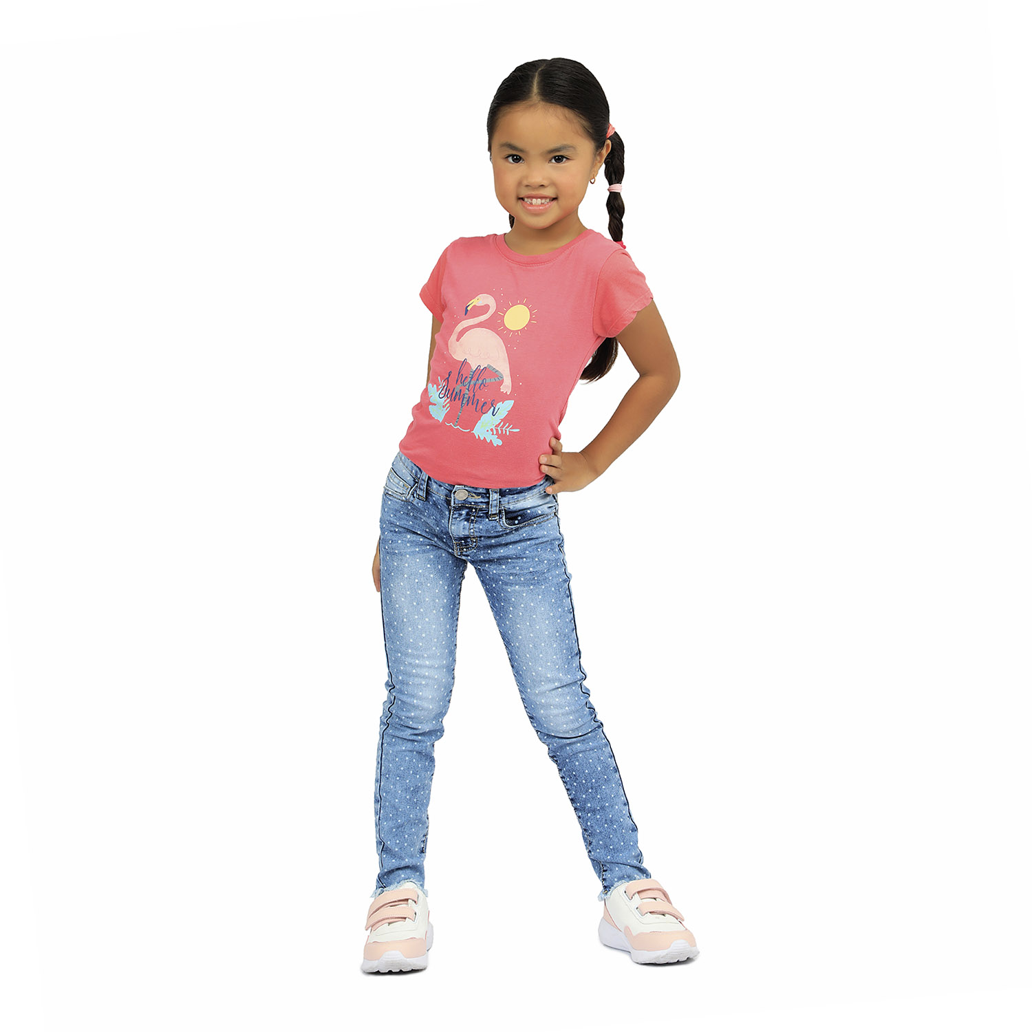 JEANS SLIM NIÑA COTTONS JEANS CELESTE ALICE - 2