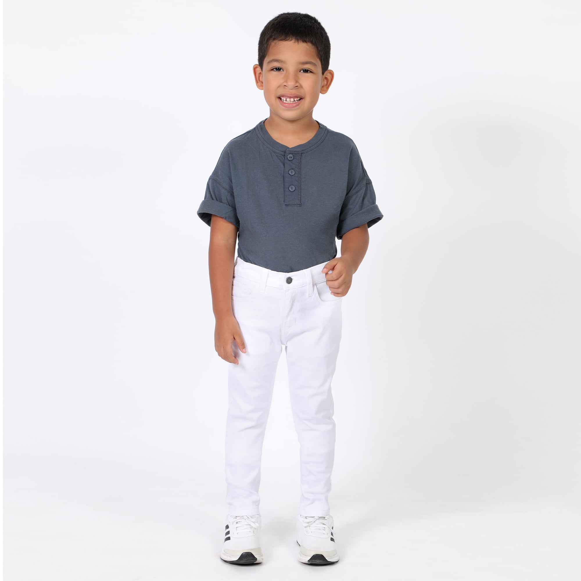 PANTALÓN SLIM NIÑO COTTONS JEANS ADRIANO - 2