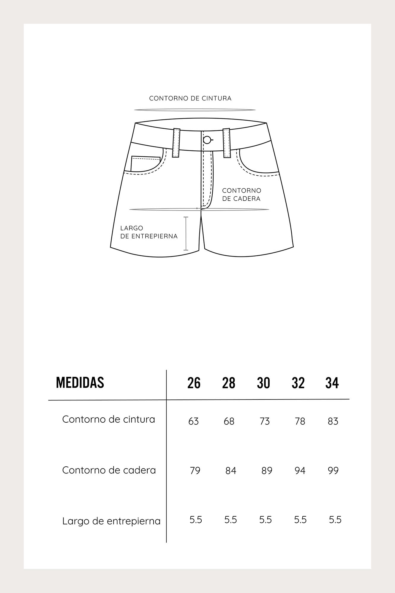 SHORT CORTO CEÑIDO MUJER COTTONS JEANS ANGY - 5