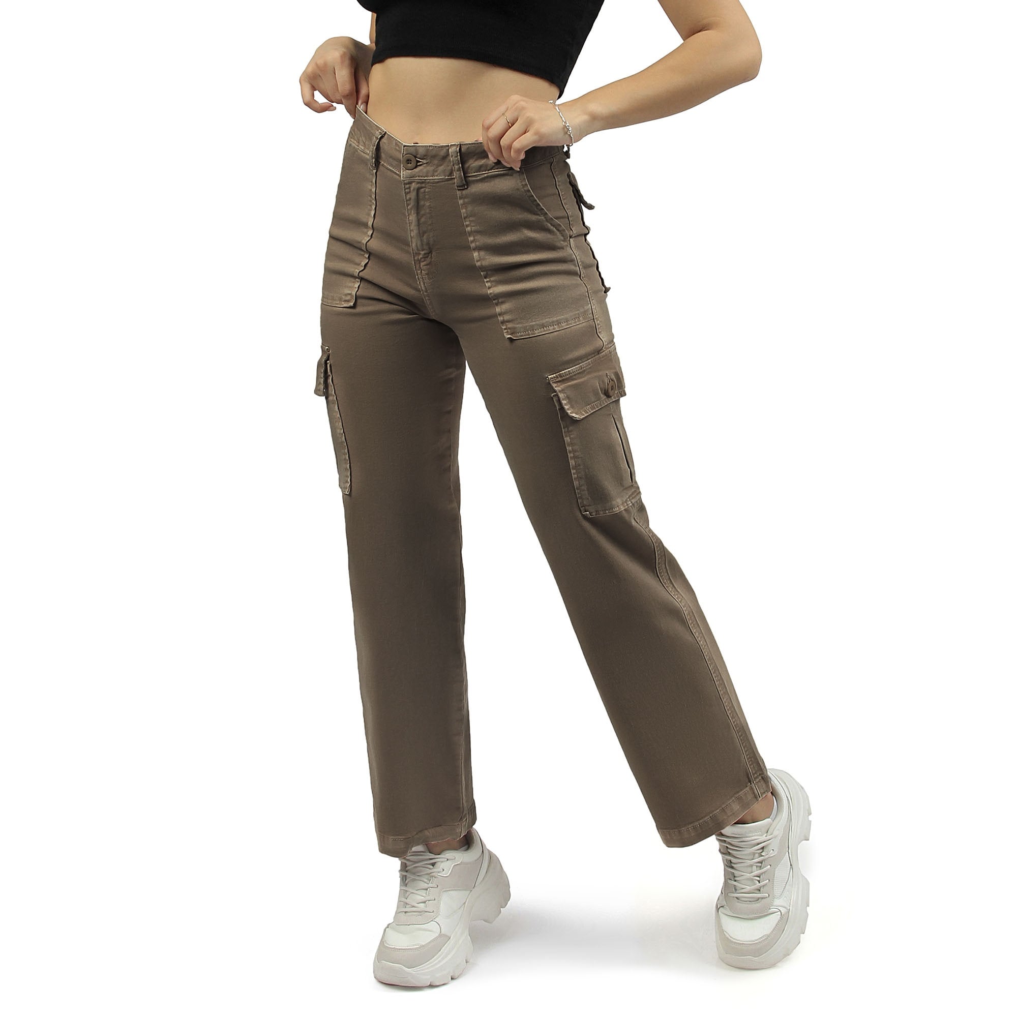 PANTALÓN URBANO PALAZZO MUJER COTTONS JEANS EMILIAL28 EMILIA REGULAR - 1