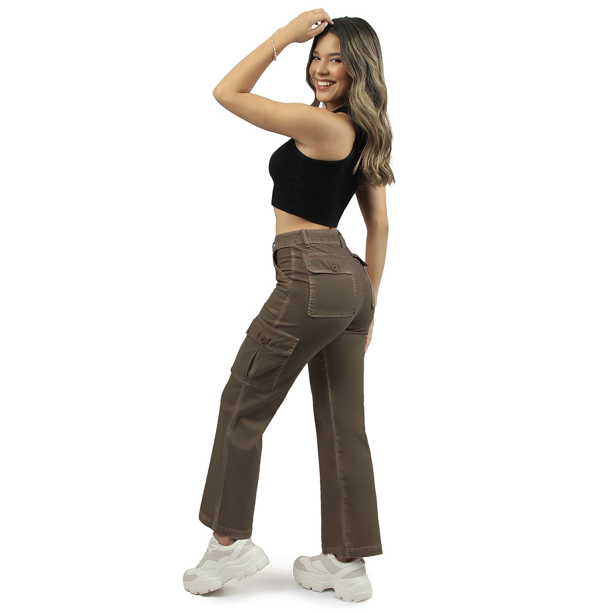 PANTALÓN URBANO PALAZZO MUJER COTTONS JEANS EMILIAL28 EMILIA REGULAR - 3