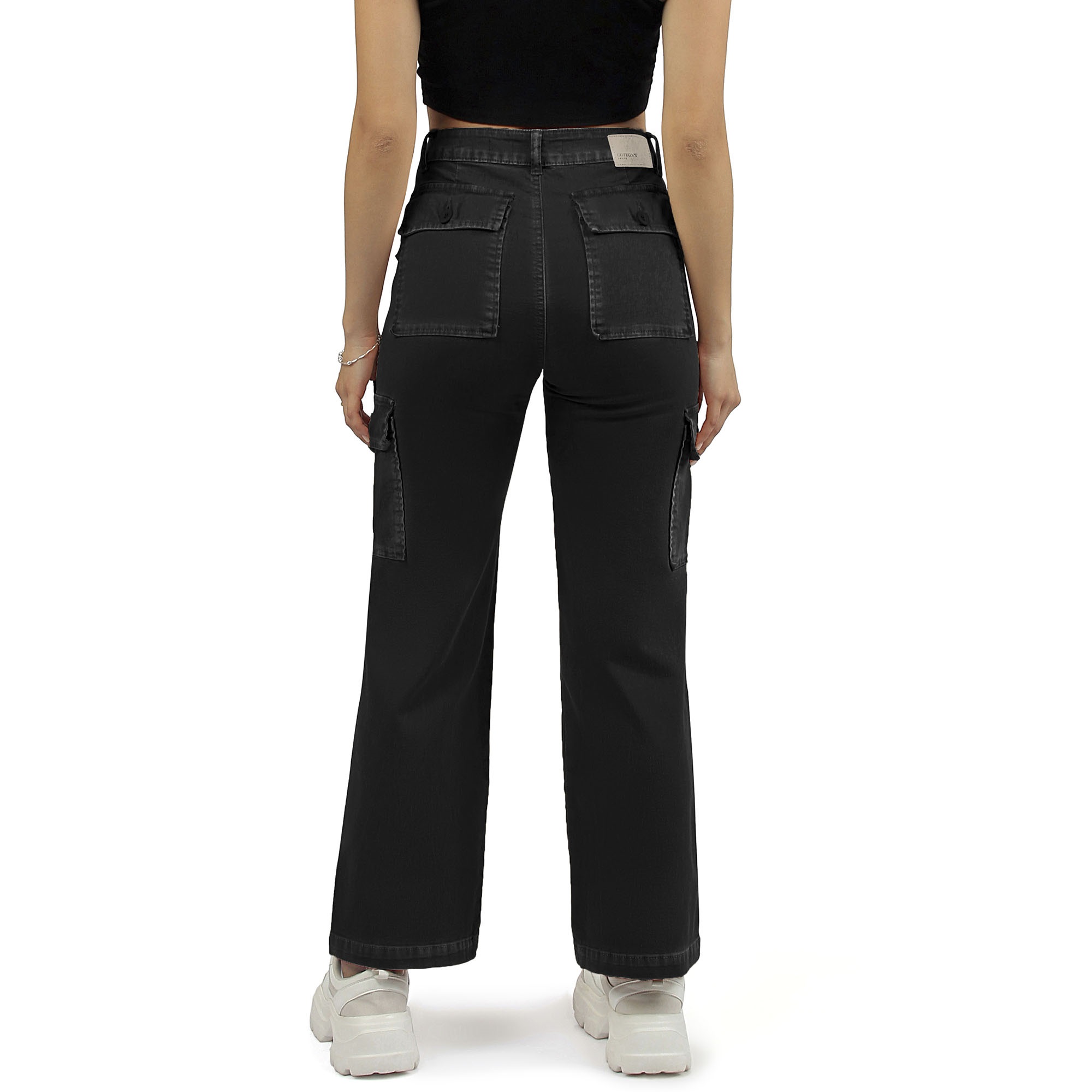 PANTALÓN URBANO PALAZZO MUJER COTTONS JEANS EMILIAL28 EMILIA REGULAR - 4