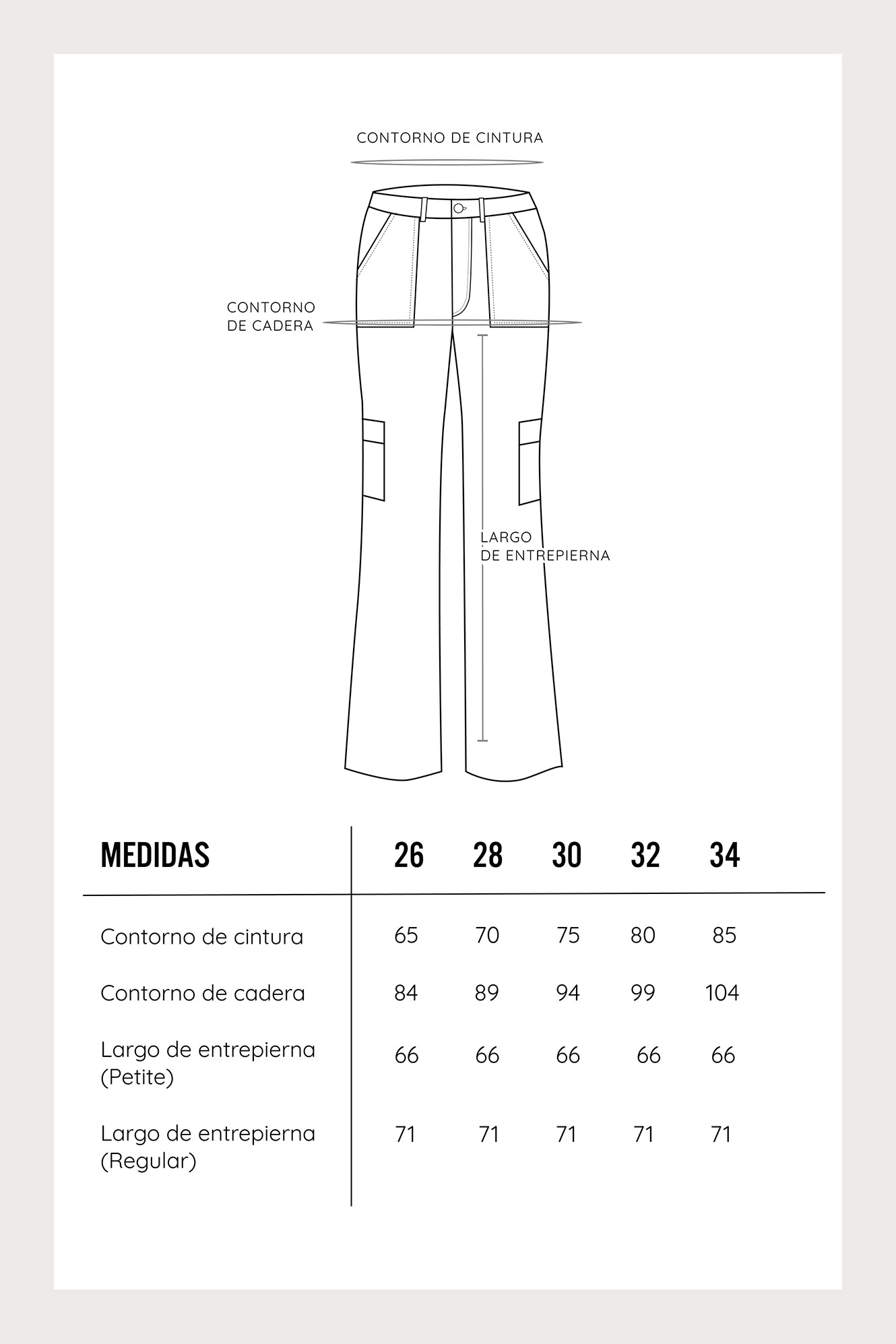 PANTALÓN URBANO PALAZZO MUJER COTTONS JEANS EMILIAL28 EMILIA REGULAR - 5