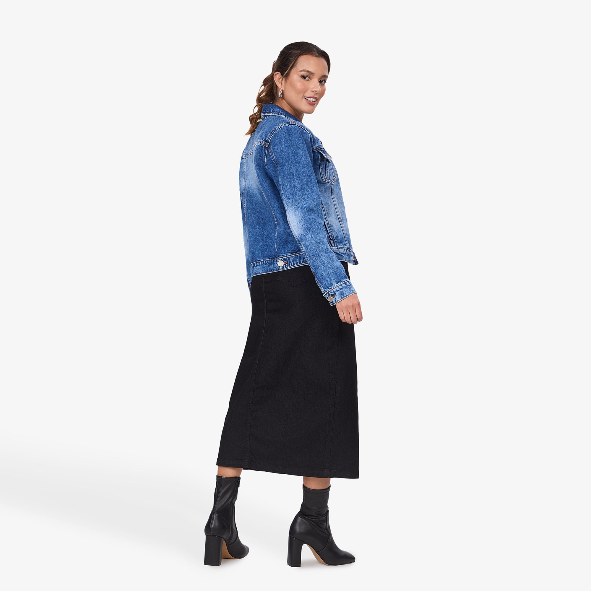CASACA MUJER COTTONS JEANS IDARA - 5