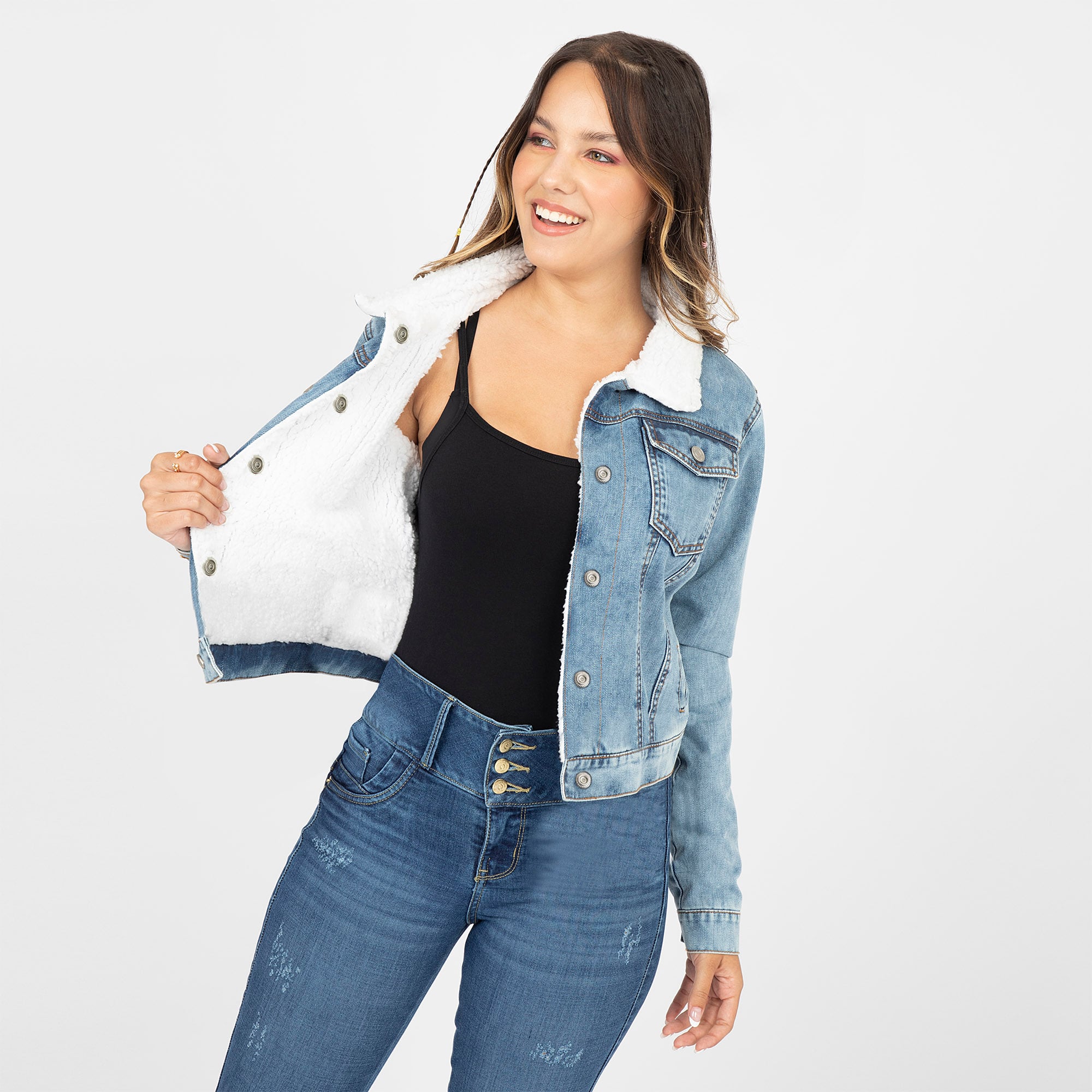 CASACA MUJER COTTONS JEANS ARIADNA - 1