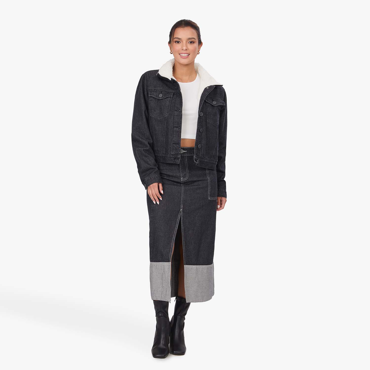 CASACA MUJER COTTONS JEANS ARIADNA - 2