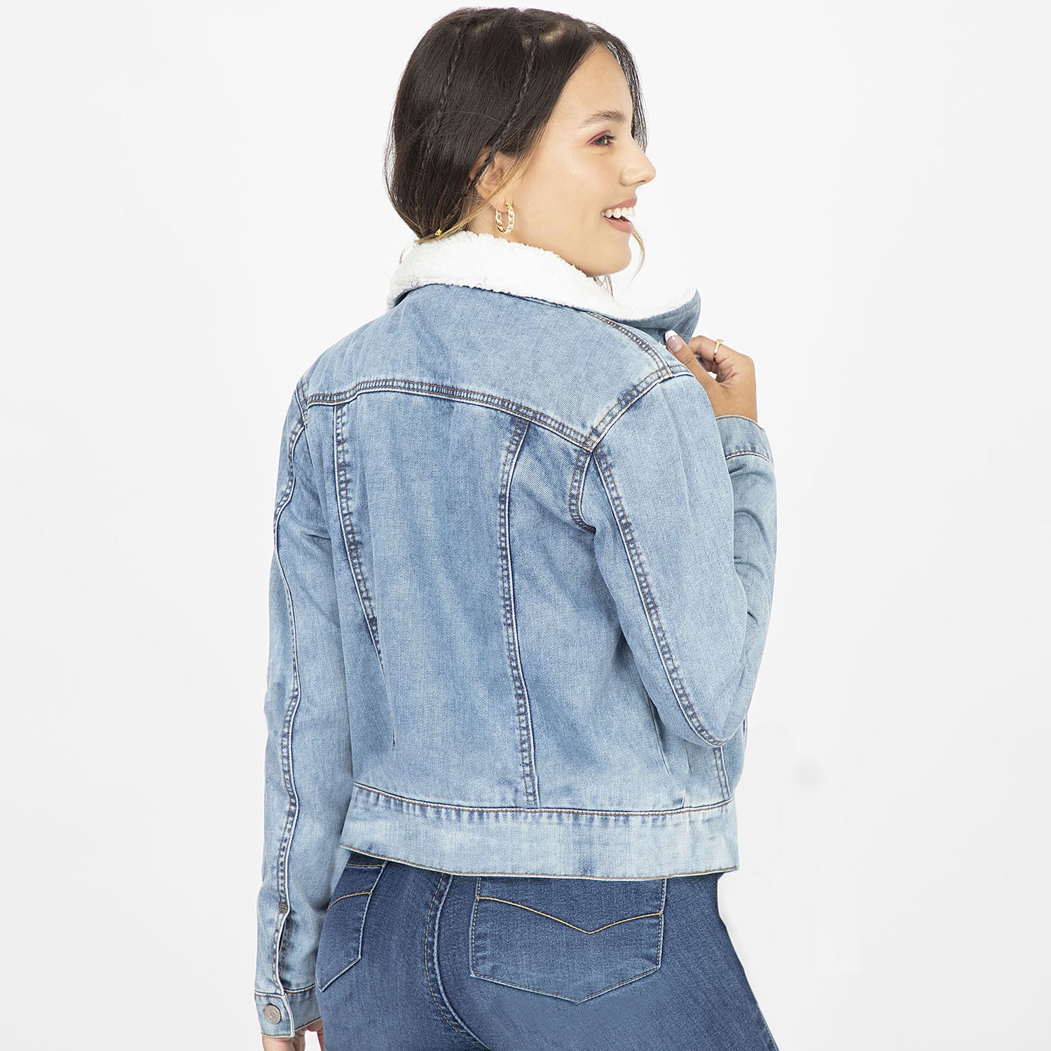 CASACA MUJER COTTONS JEANS ARIADNA - 4