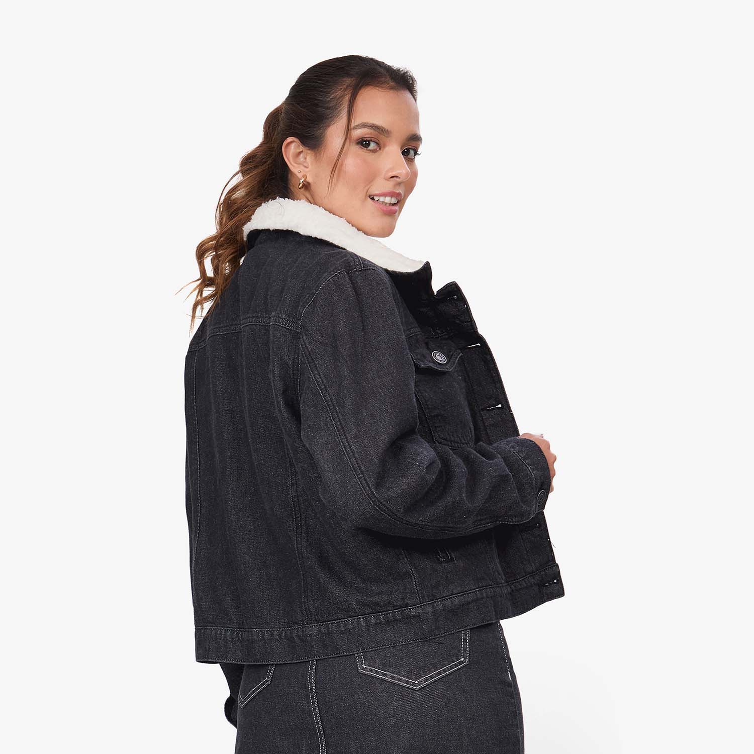 CASACA MUJER COTTONS JEANS ARIADNA - 5