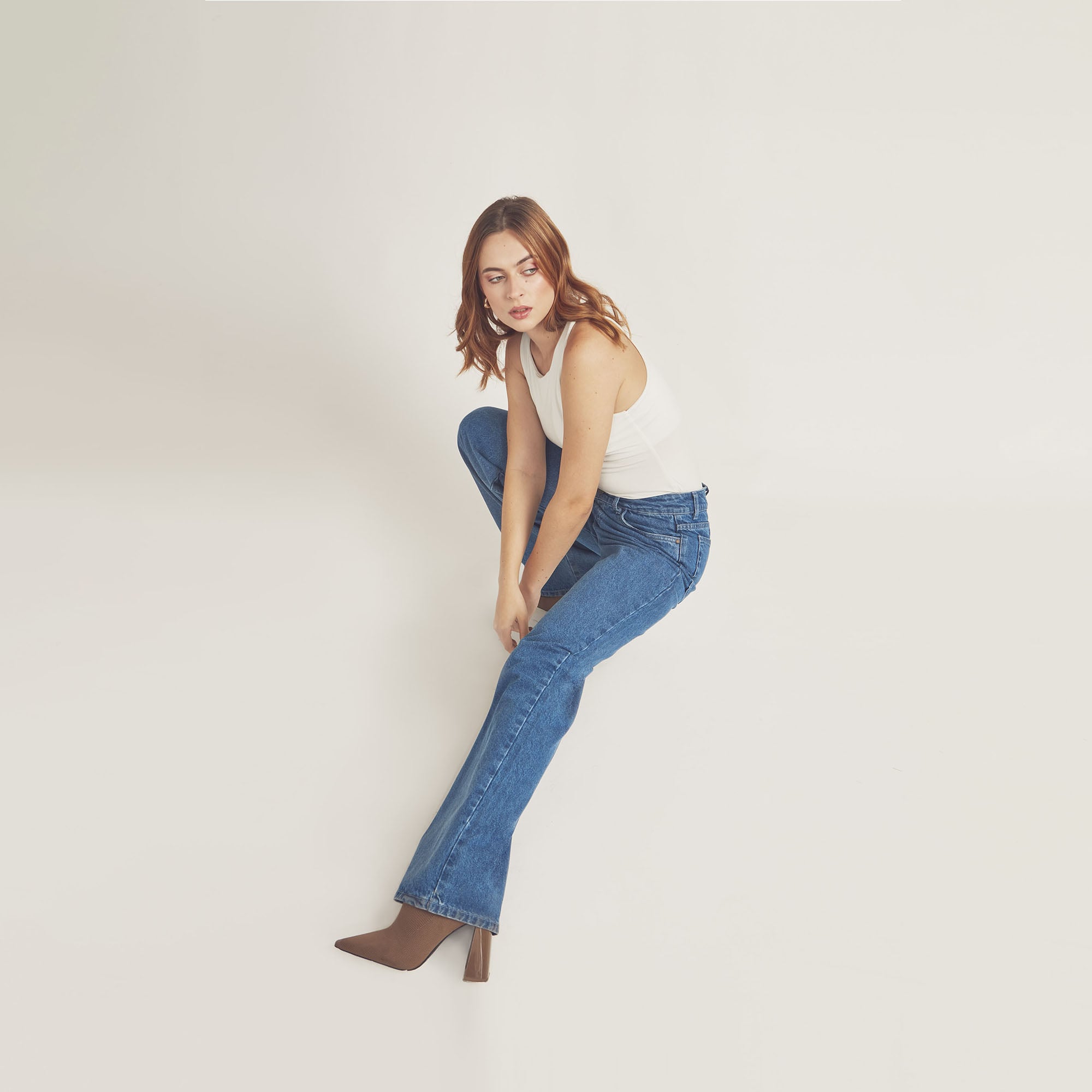 JEANS MUJER COTTONS JEANS KAREN WIDELEG - 1