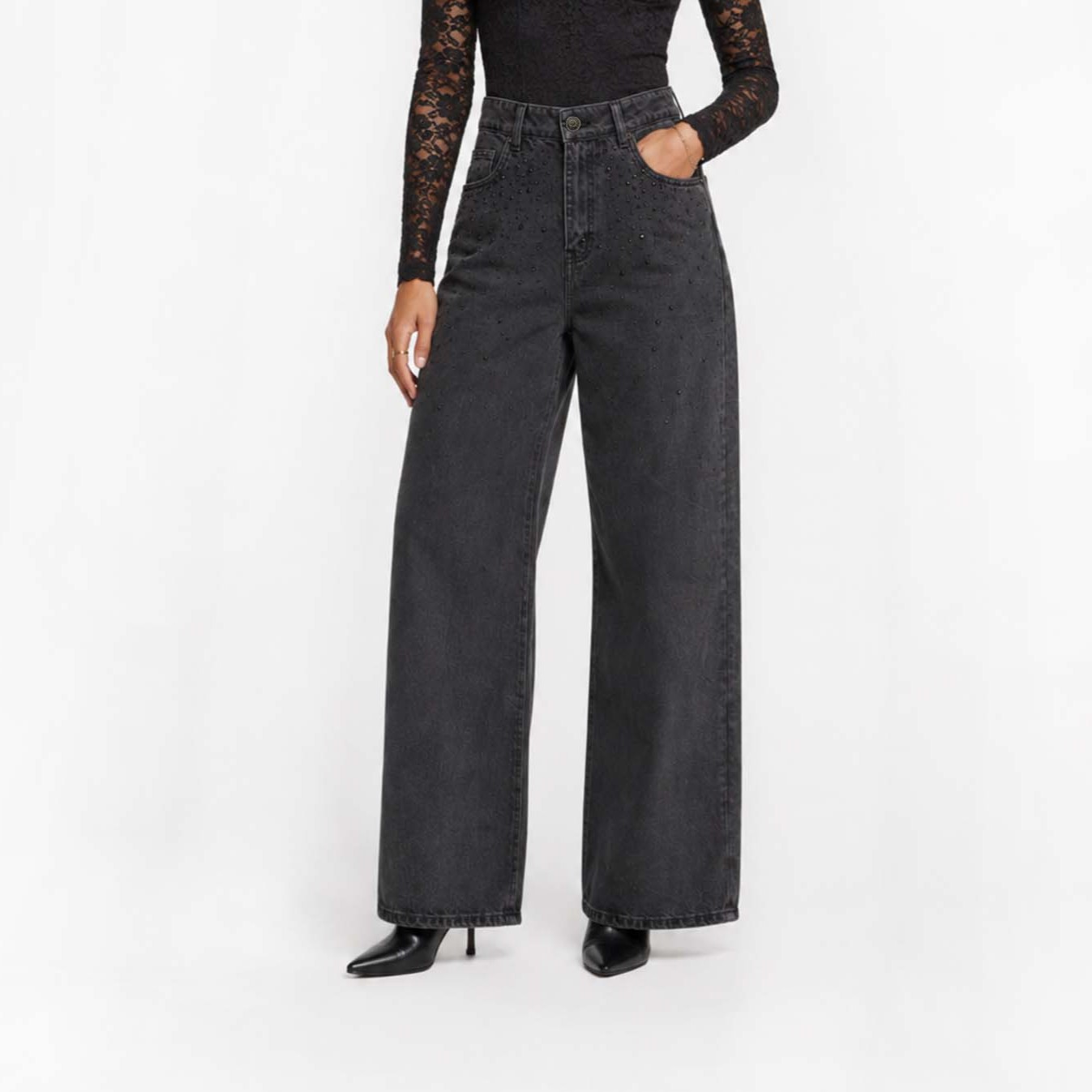 JEAN WIDELEG PARA MUJER COTTONS JEANS KAREN - 2
