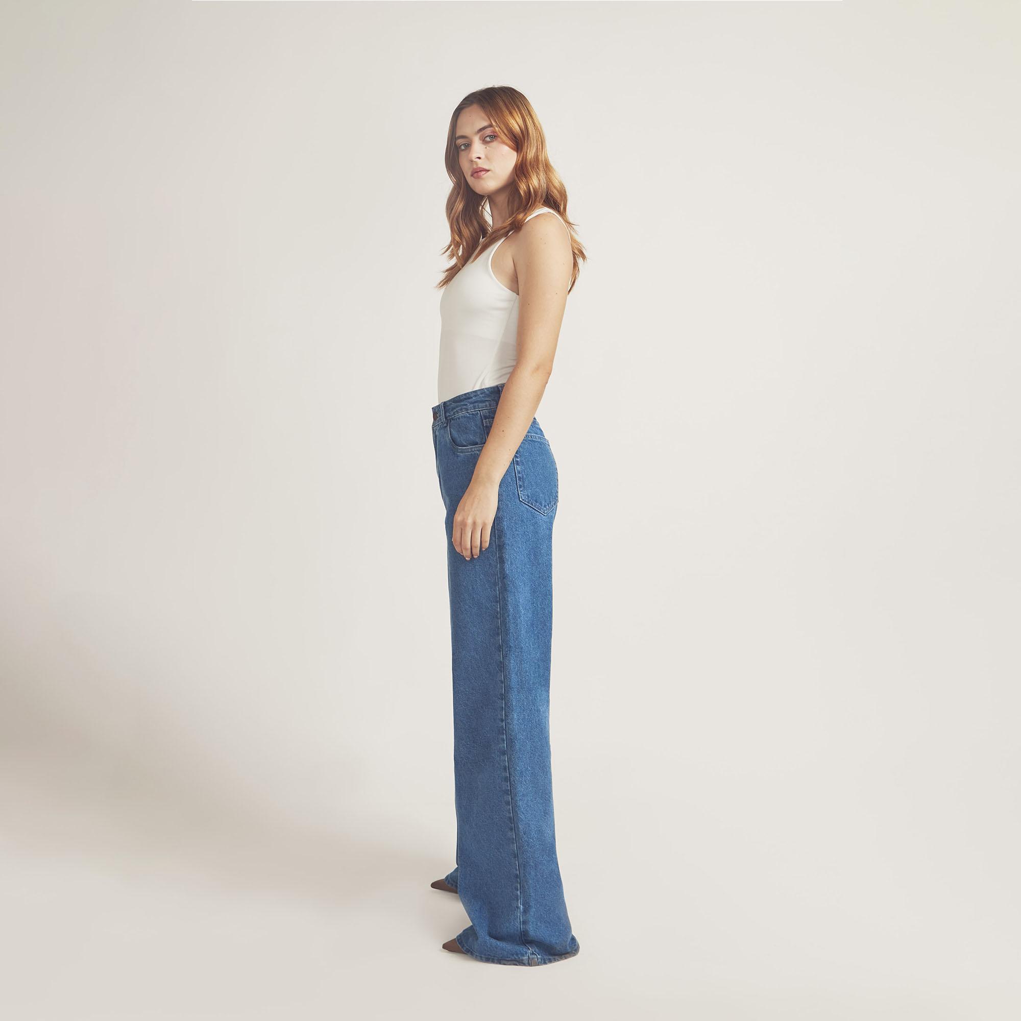 JEANS MUJER COTTONS JEANS KAREN WIDELEG - 3