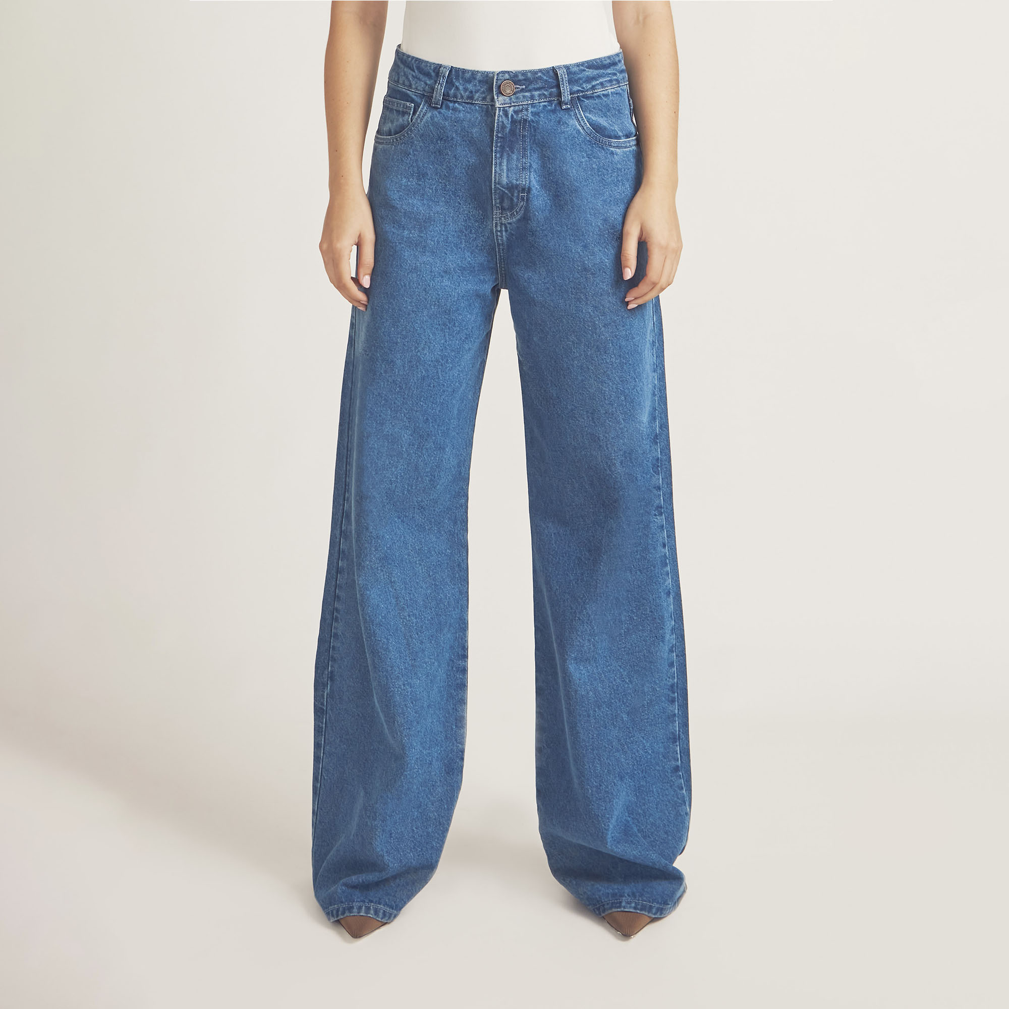 JEANS MUJER COTTONS JEANS KAREN WIDELEG - 5