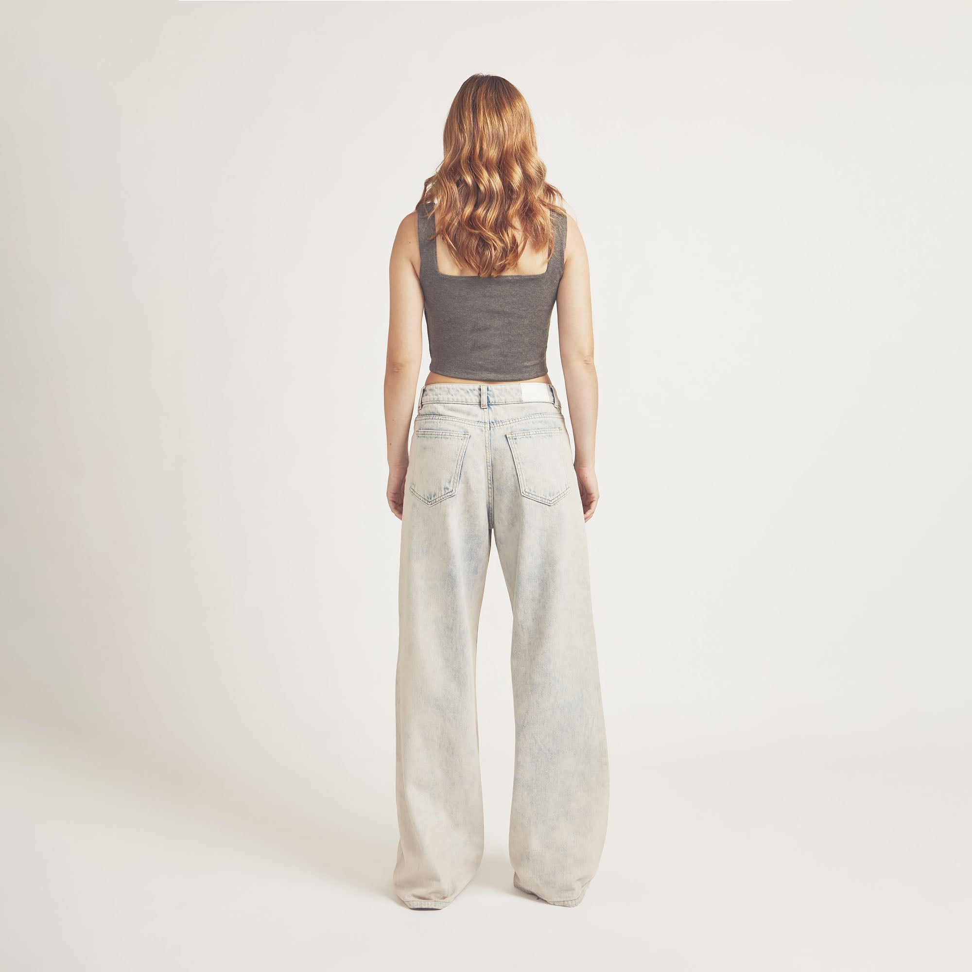 JEANS MUJER COTTONS JEANS CELESTE ZILA WIDELEG BAGGY - 4