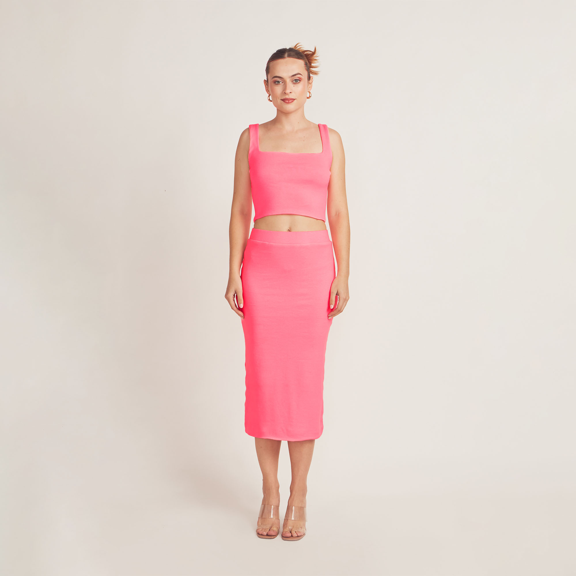 FALDA MIDI MUJER COTTONS JEANS CAMI PENCIL - 1