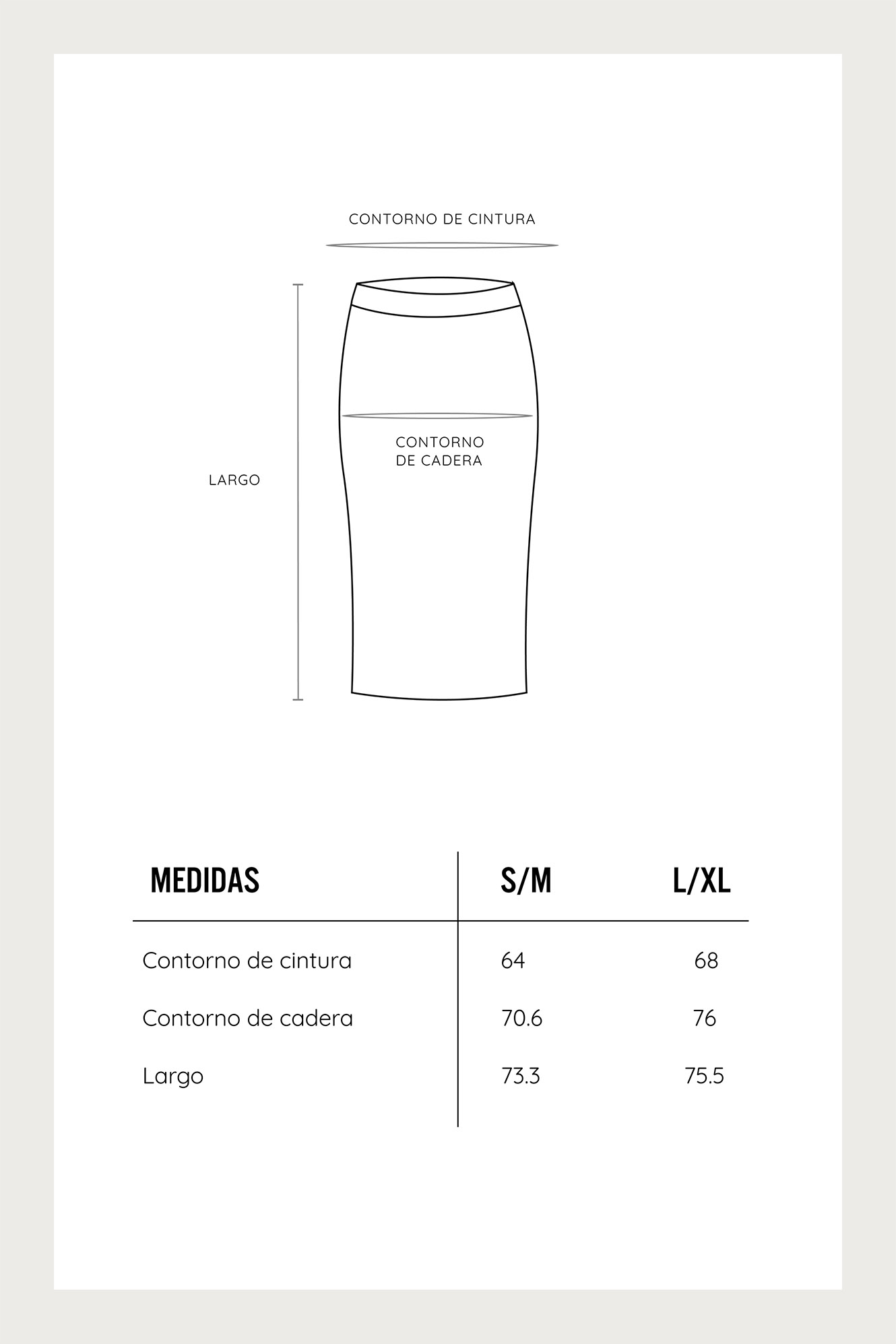 FALDA MIDI MUJER COTTONS JEANS CAMI PENCIL - 4