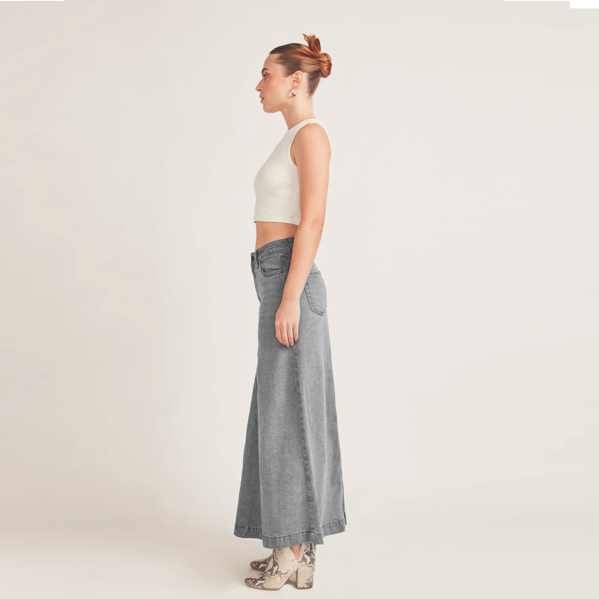 MAXI FALDA MUJER COTTONS JEANS EDA - 2