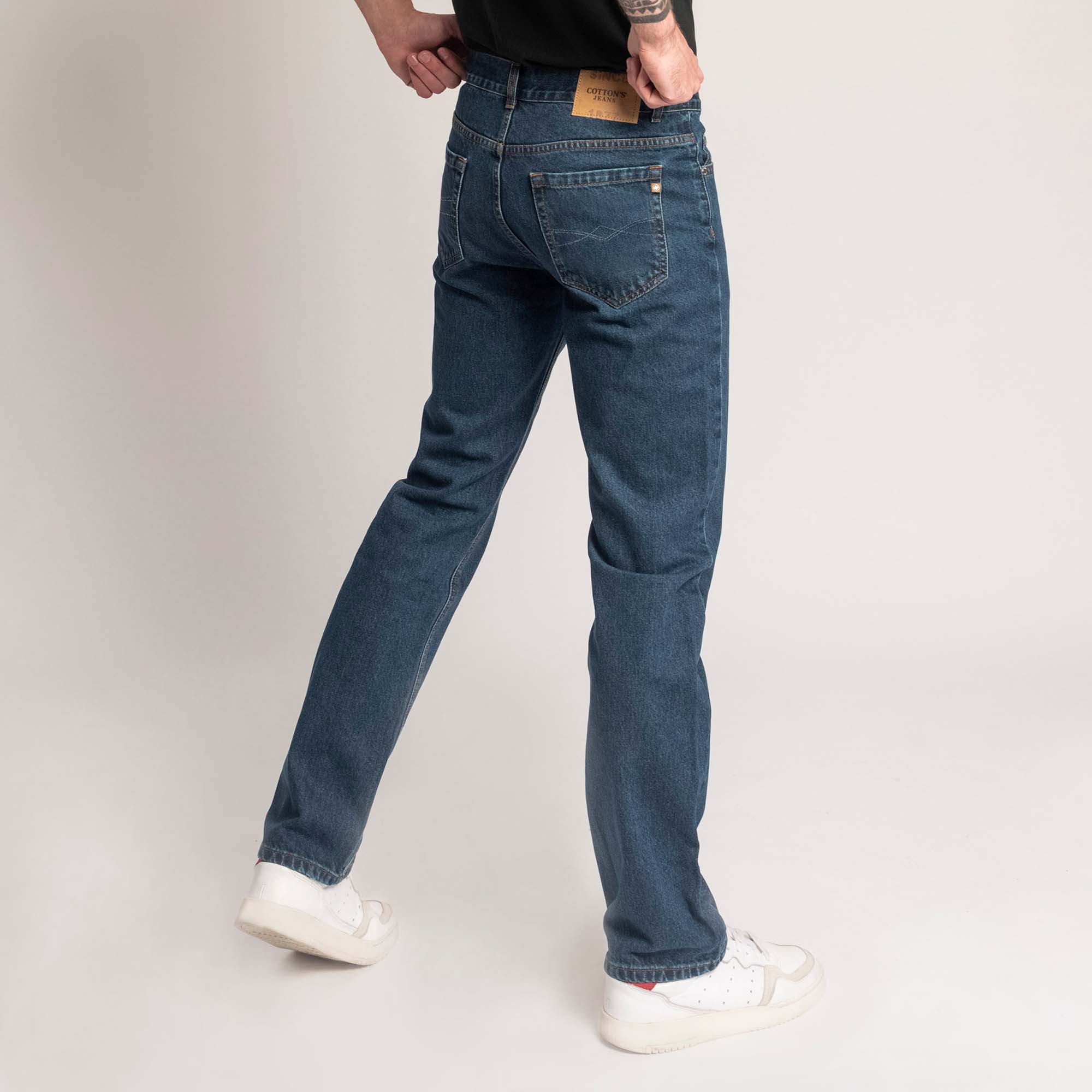 JEAN STRAIGHT PARA HOMBRE COTTONS JEANS ANGEL CLASSIC REGULAR - 4
