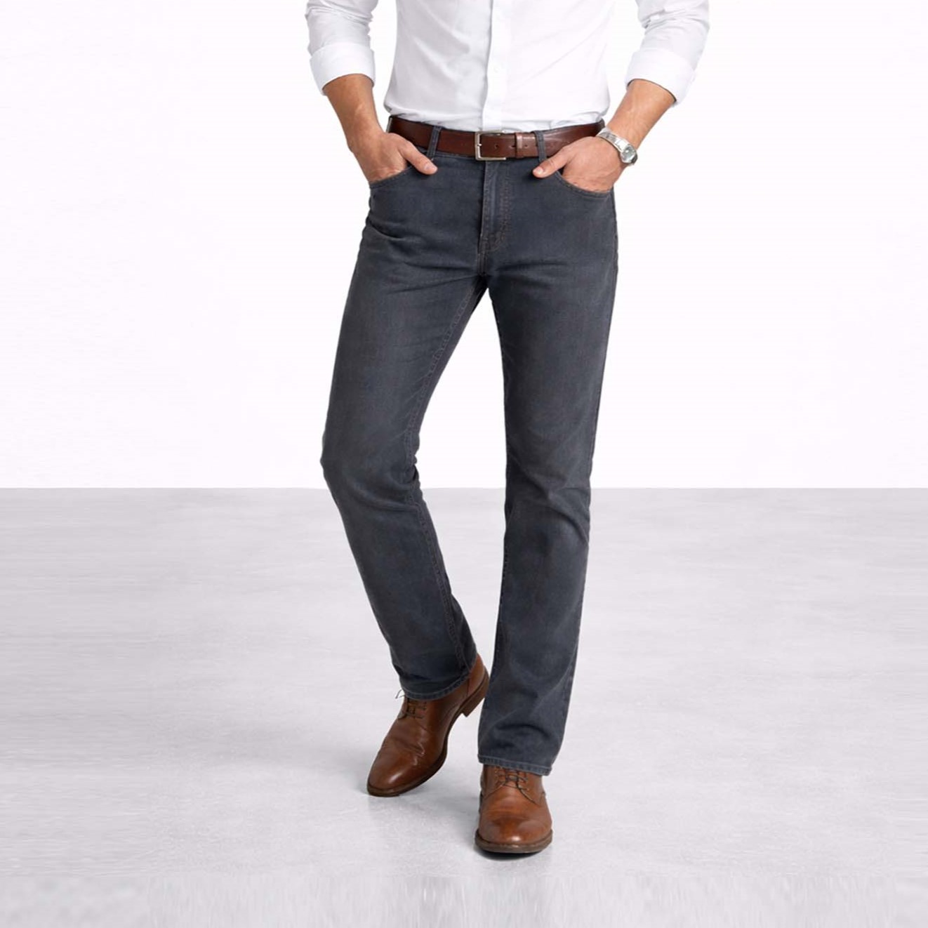 JEAN STRAIGHT PARA HOMBRE COTTONS JEANS ANGEL CLASSIC REGULAR - 5