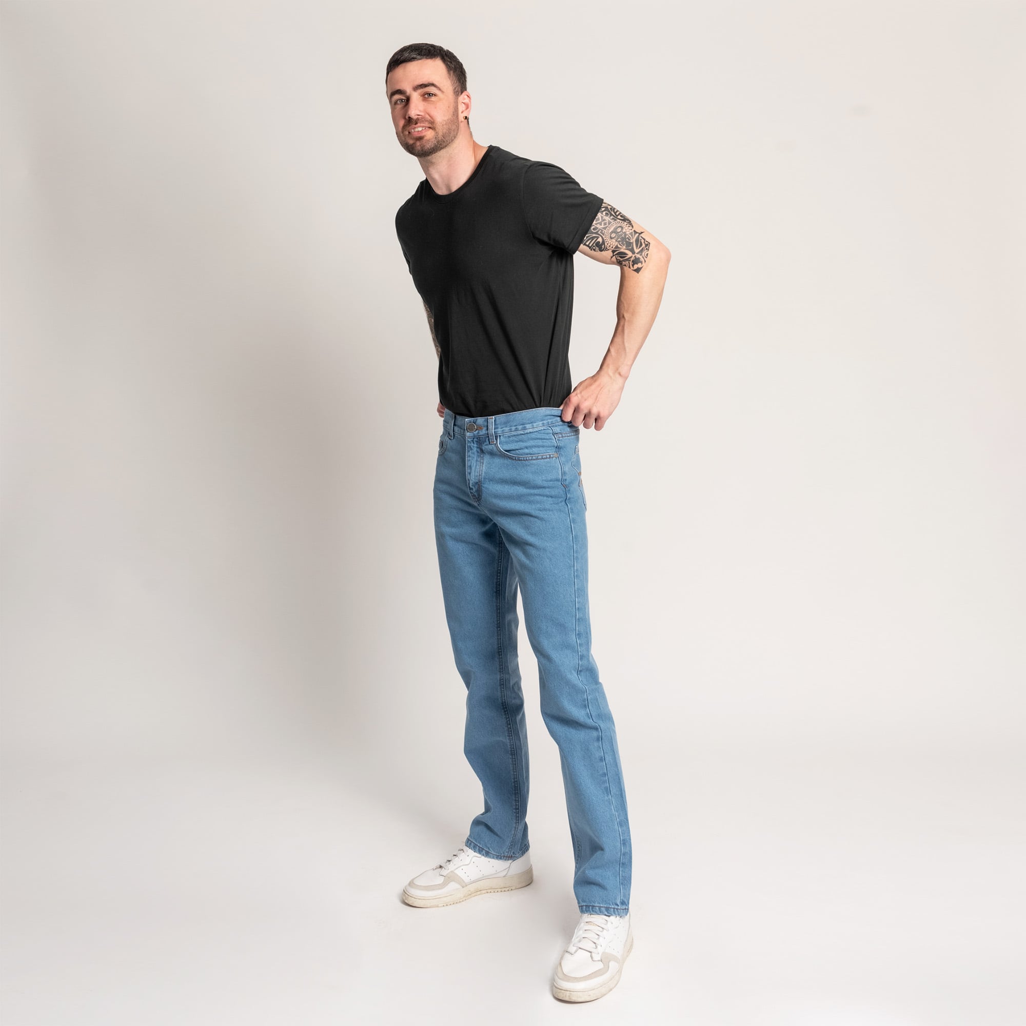 JEAN STRAIGHT PARA HOMBRE COTTONS JEANS ANGEL CLASSIC PETITE - 1