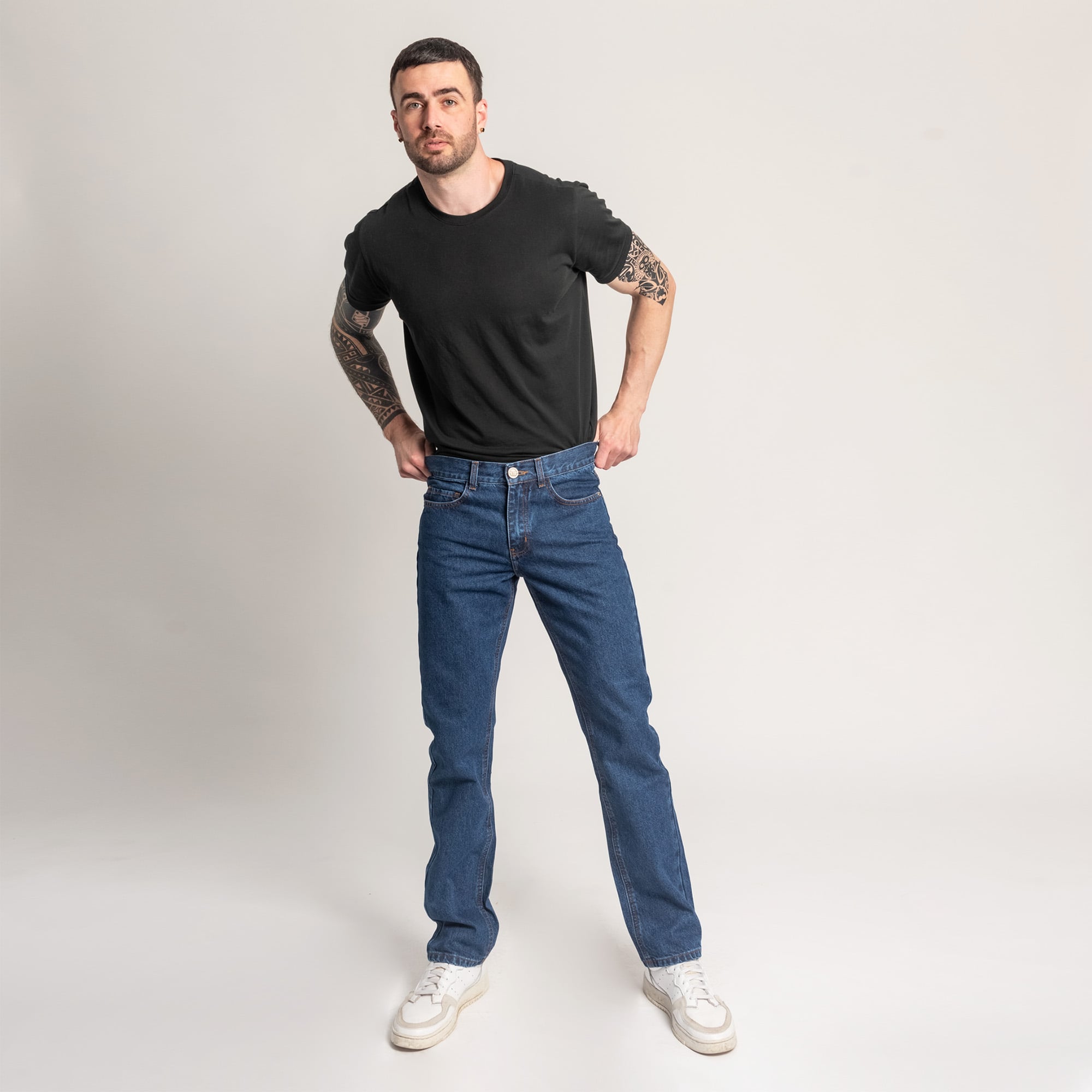 JEAN STRAIGHT PARA HOMBRE COTTONS JEANS ANGEL CLASSIC PETITE - 2