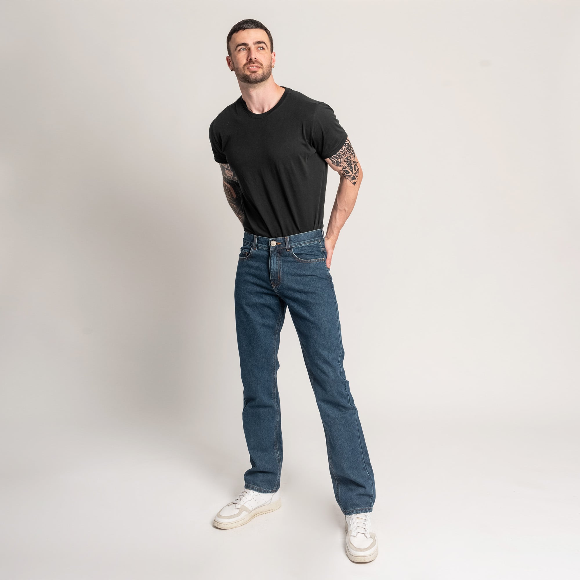 JEAN STRAIGHT PARA HOMBRE COTTONS JEANS ANGEL CLASSIC PETITE - 2