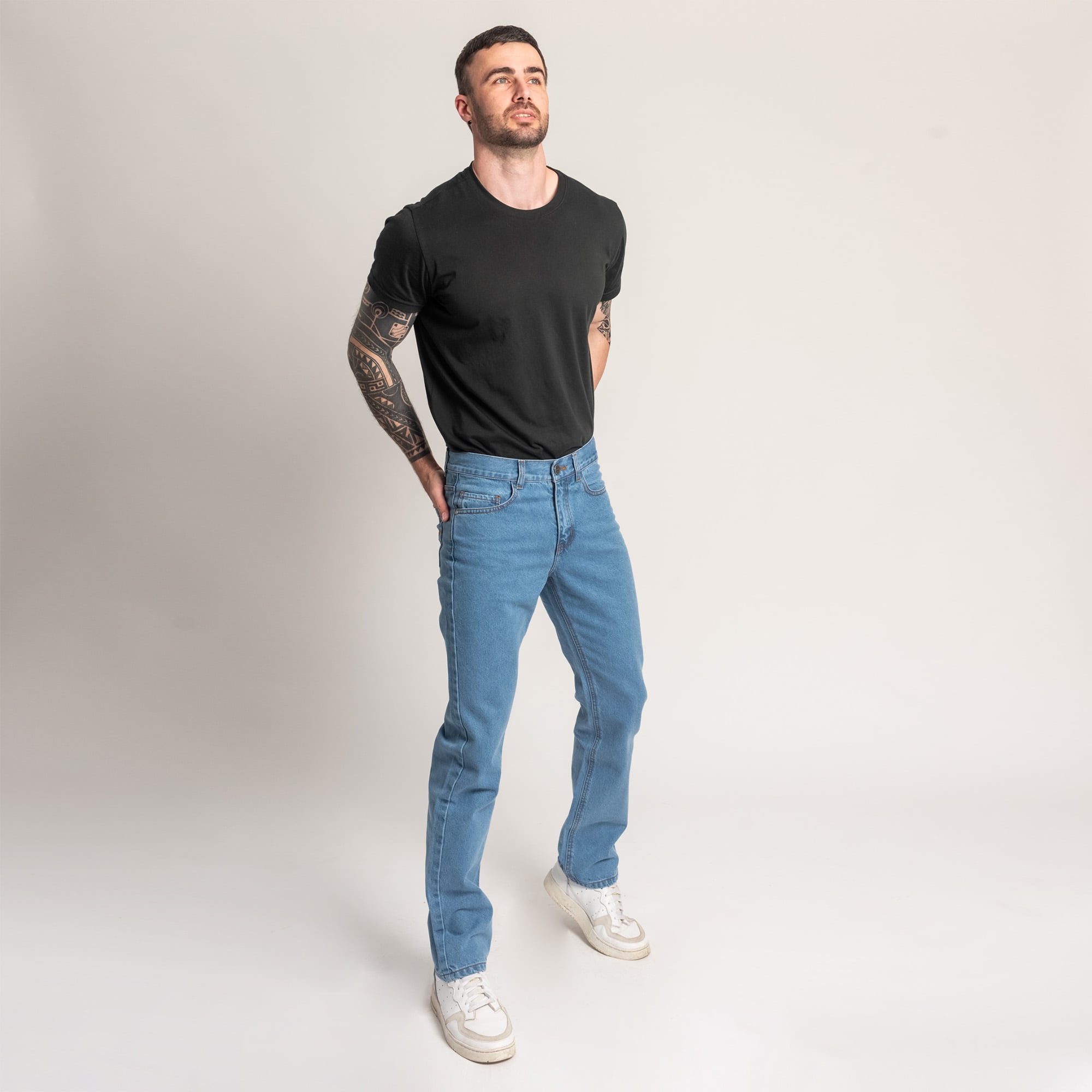JEAN STRAIGHT PARA HOMBRE COTTONS JEANS ANGEL CLASSIC PETITE - 2