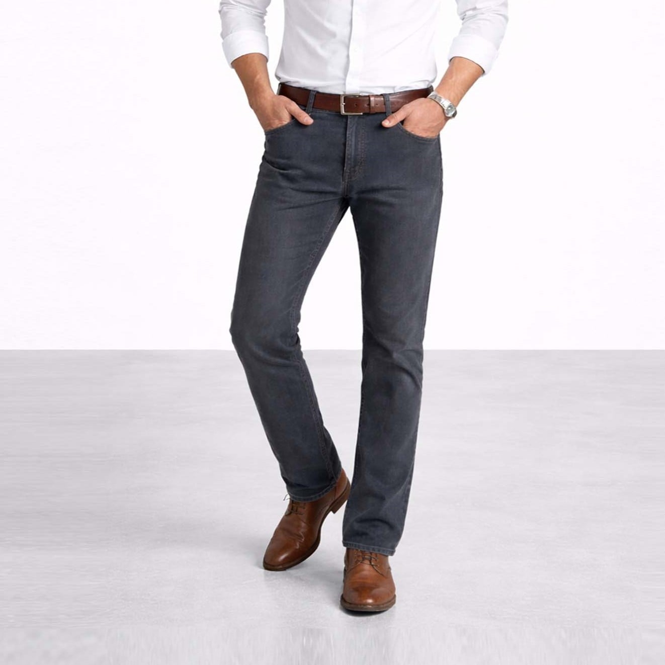 JEAN STRAIGHT PARA HOMBRE COTTONS JEANS ANGEL CLASSIC PETITE - 5