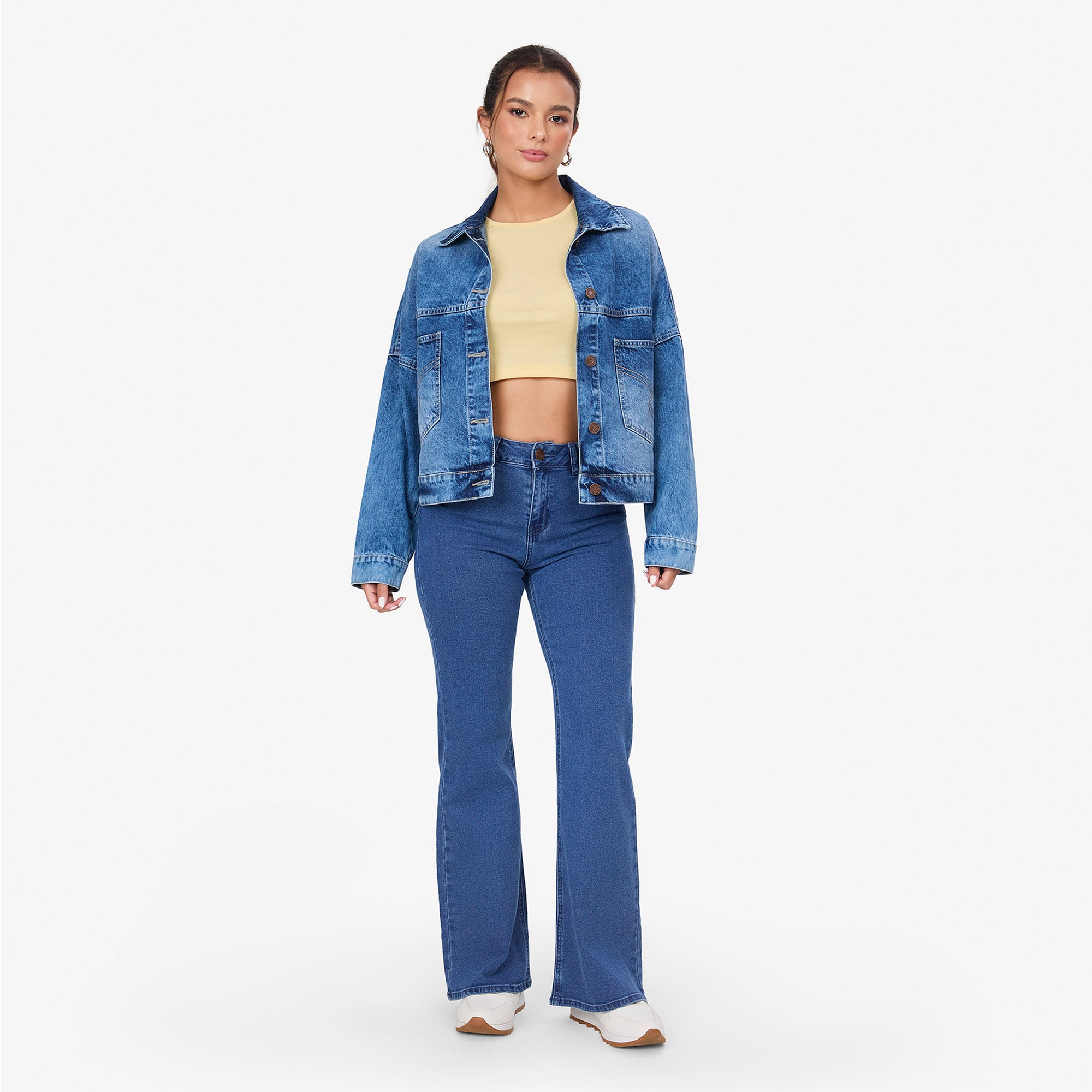 CASACA MUJER COTTONS JEANS LORENA OVERIZE - 2