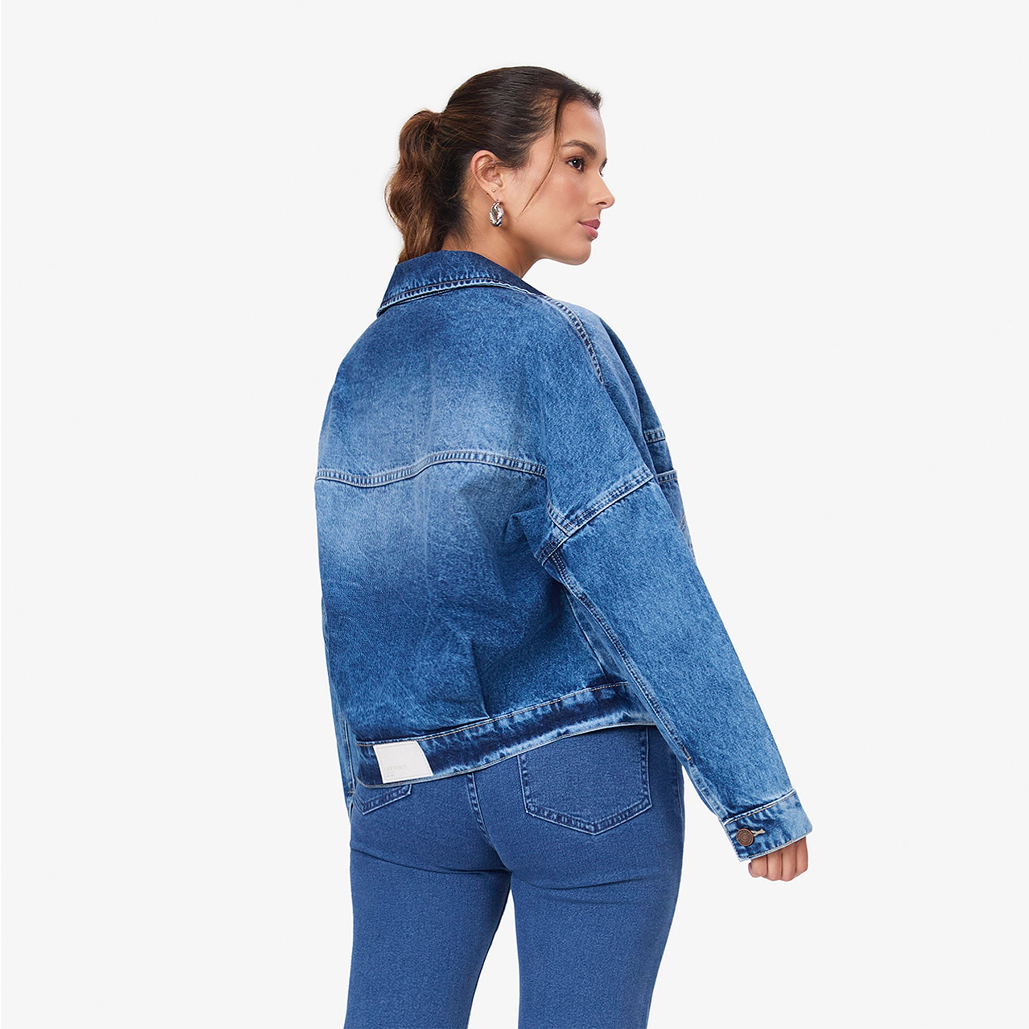 CASACA MUJER COTTONS JEANS LORENA OVERIZE - 3