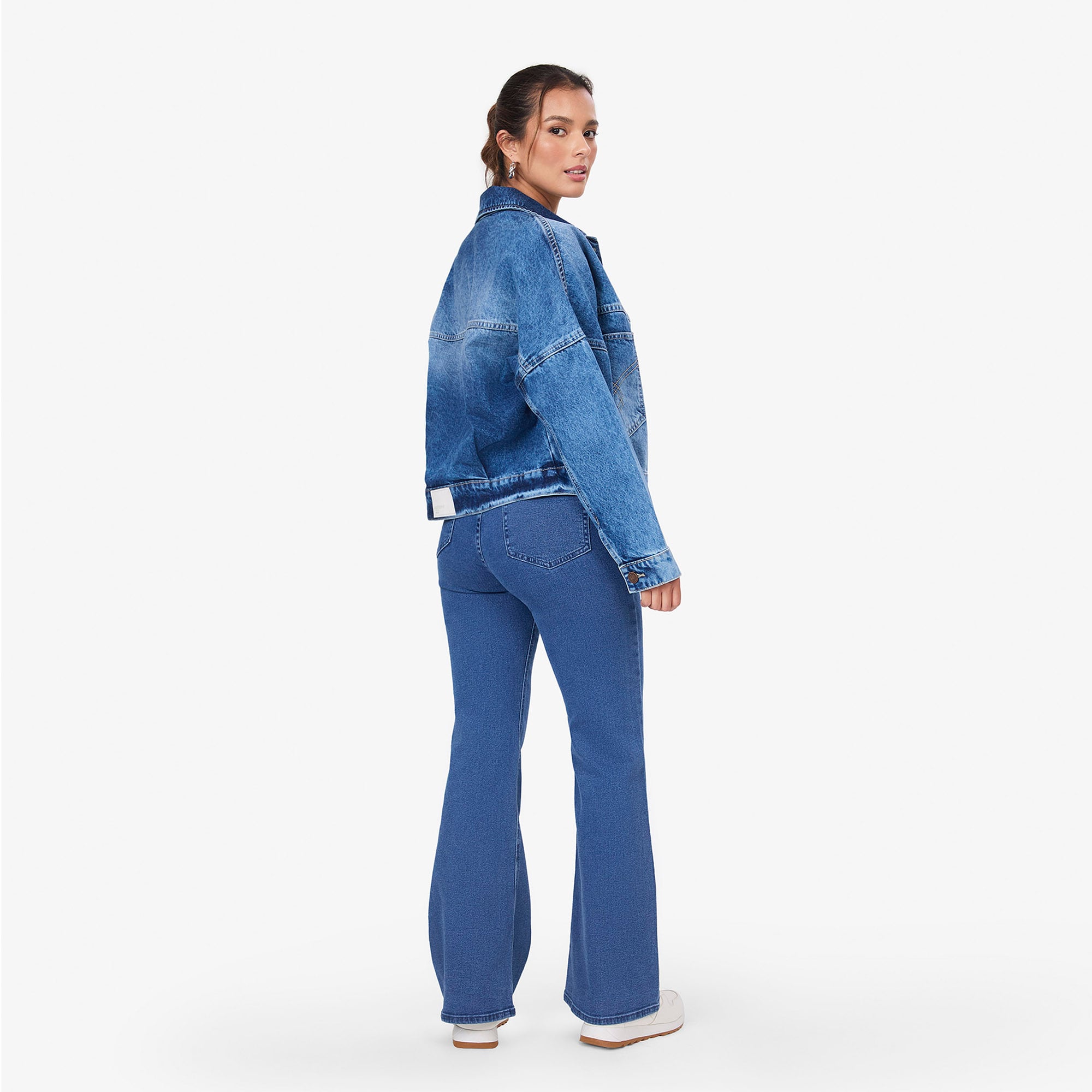 CASACA MUJER COTTONS JEANS LORENA OVERIZE - 4