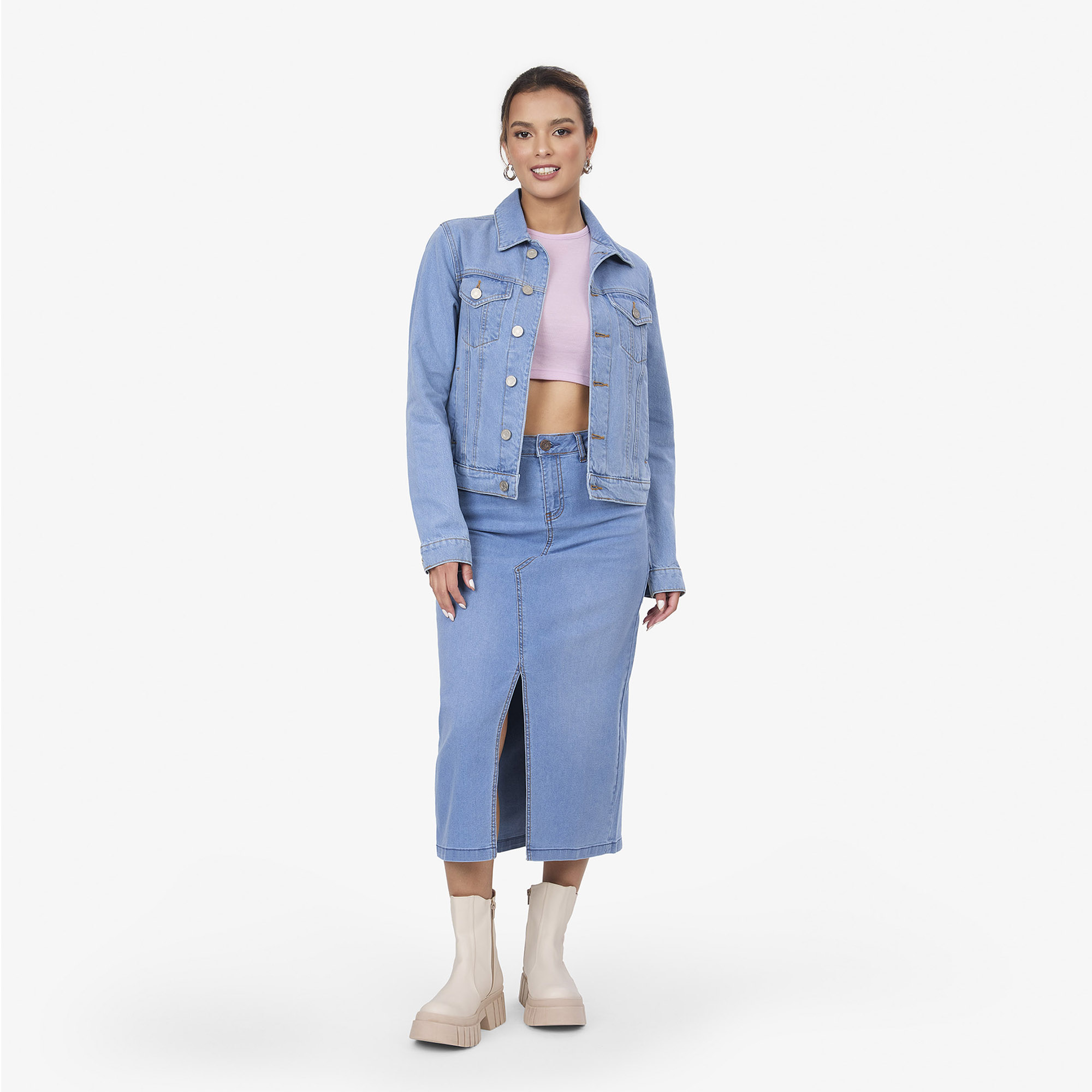 CASACA MUJER COTTONS JEANS CONSTANZA - 1