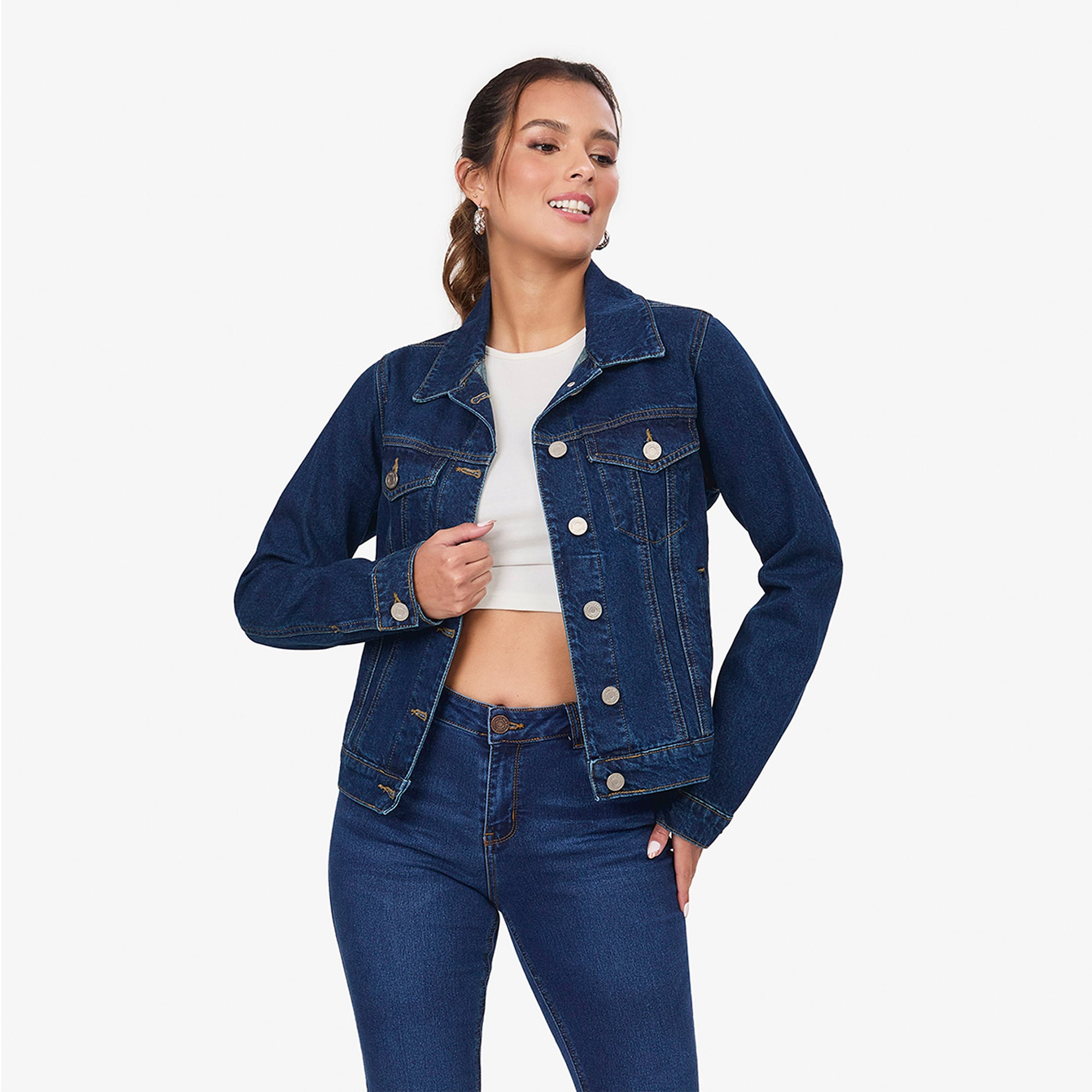CASACA MUJER COTTONS JEANS CONSTANZA - 1