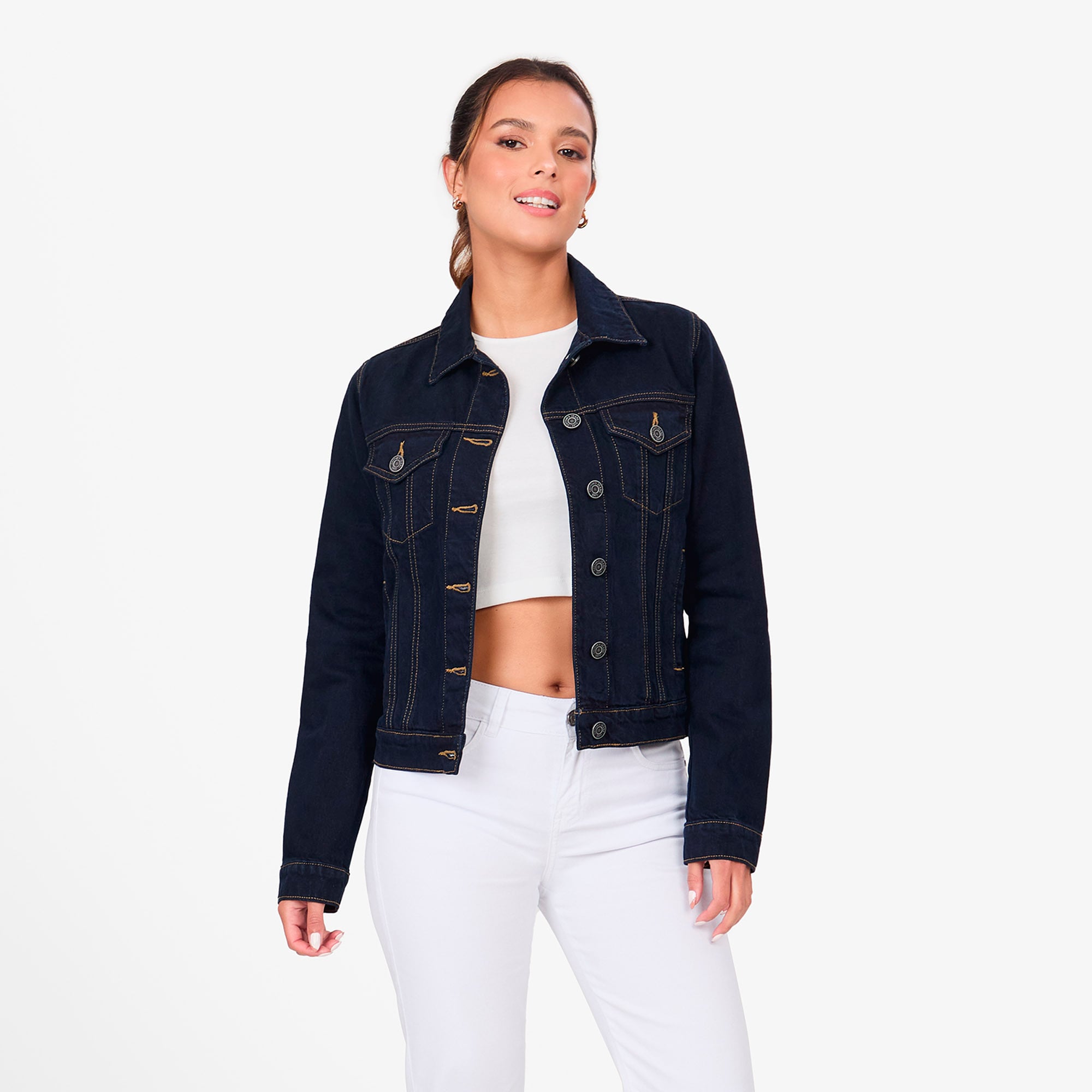 CASACA MUJER COTTONS JEANS CONSTANZA - 1
