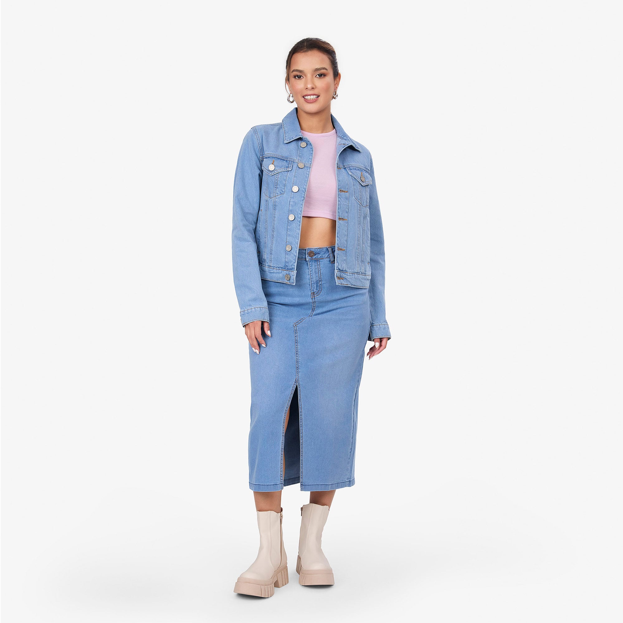 CASACA MUJER COTTONS JEANS CONSTANZA - 2