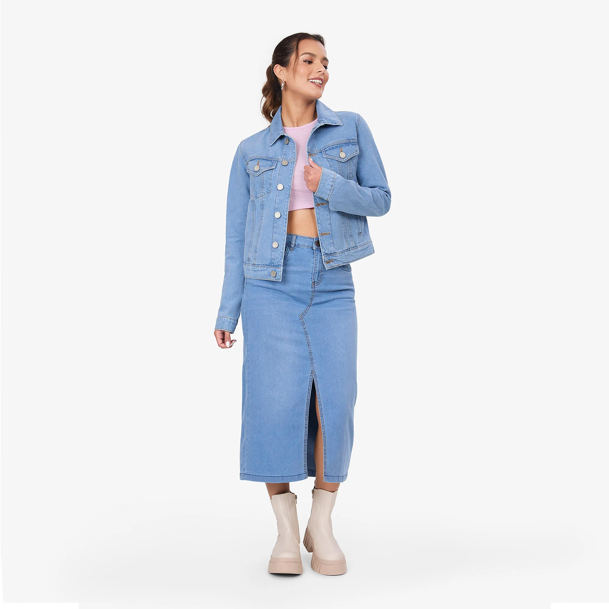 CASACA MUJER COTTONS JEANS CONSTANZA - 2
