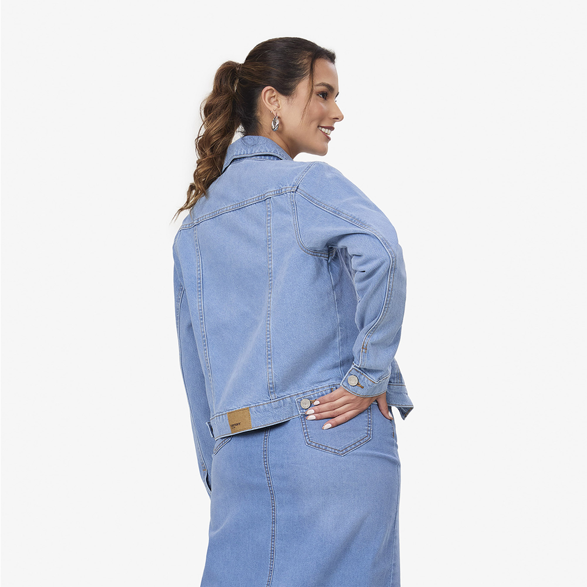 CASACA MUJER COTTONS JEANS CONSTANZA - 3